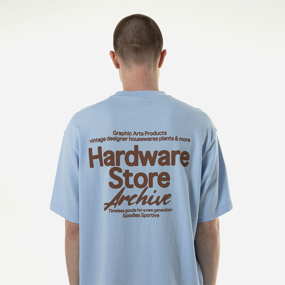 Goodies Sportive - Hardware Store Tee - Blue / Brown