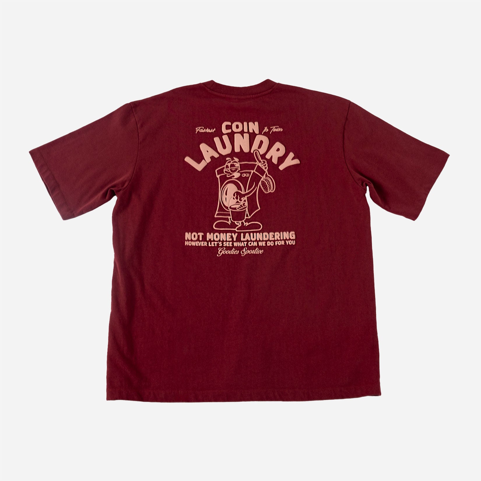 Goodies Sportive - Laundry Tee 290gms - Burgundy