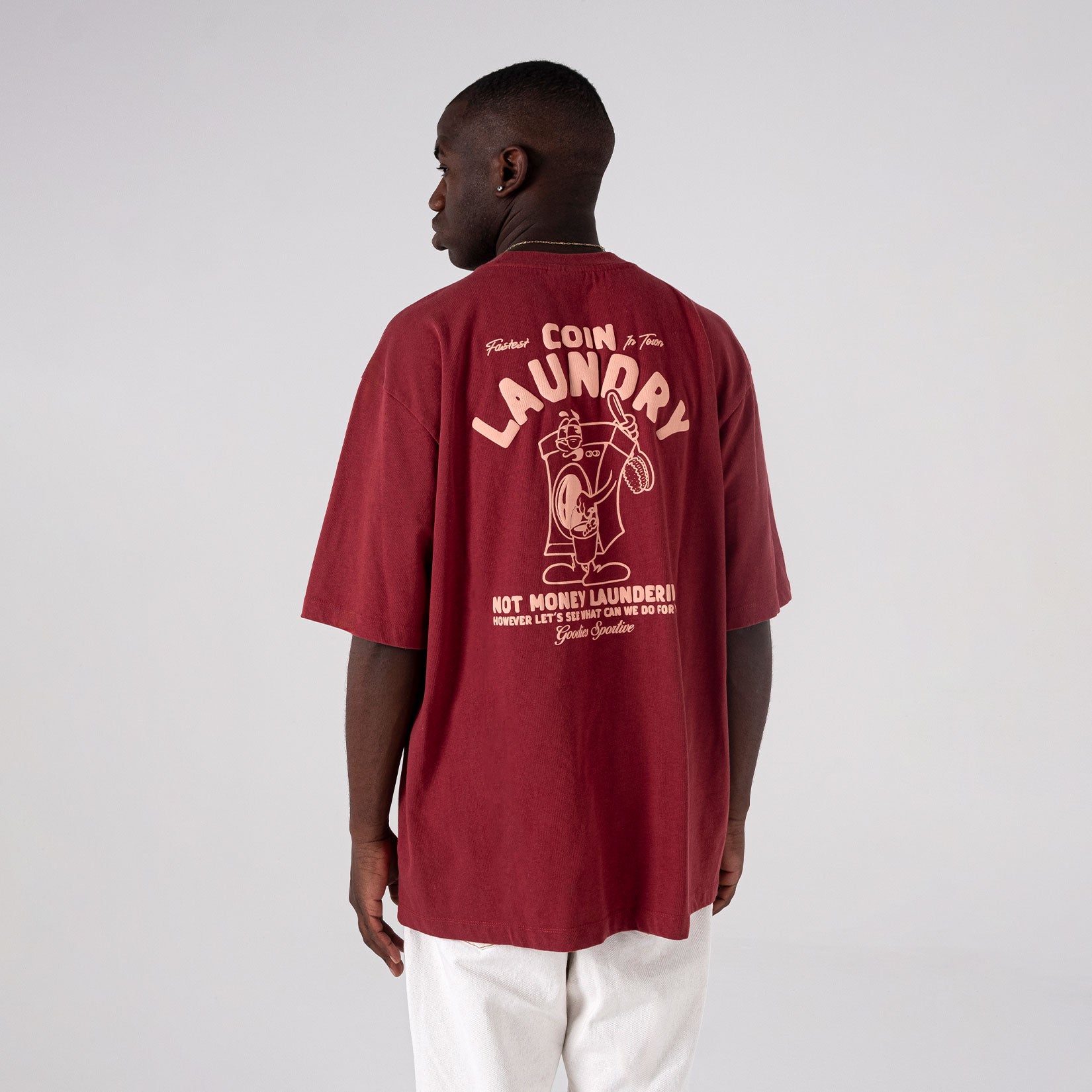 Goodies Sportive - Laundry Tee 290gms - Burgundy