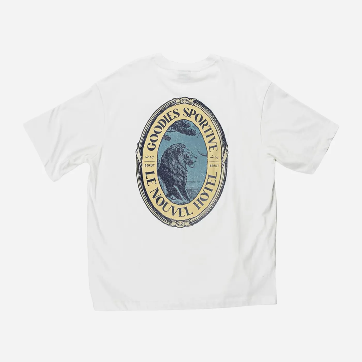 Goodies Sportive - Le Nouvel Hotel Tee - White
