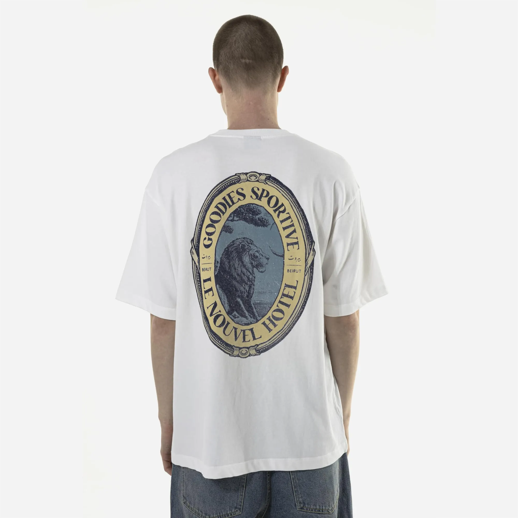 Goodies Sportive - Le Nouvel Hotel Tee - White