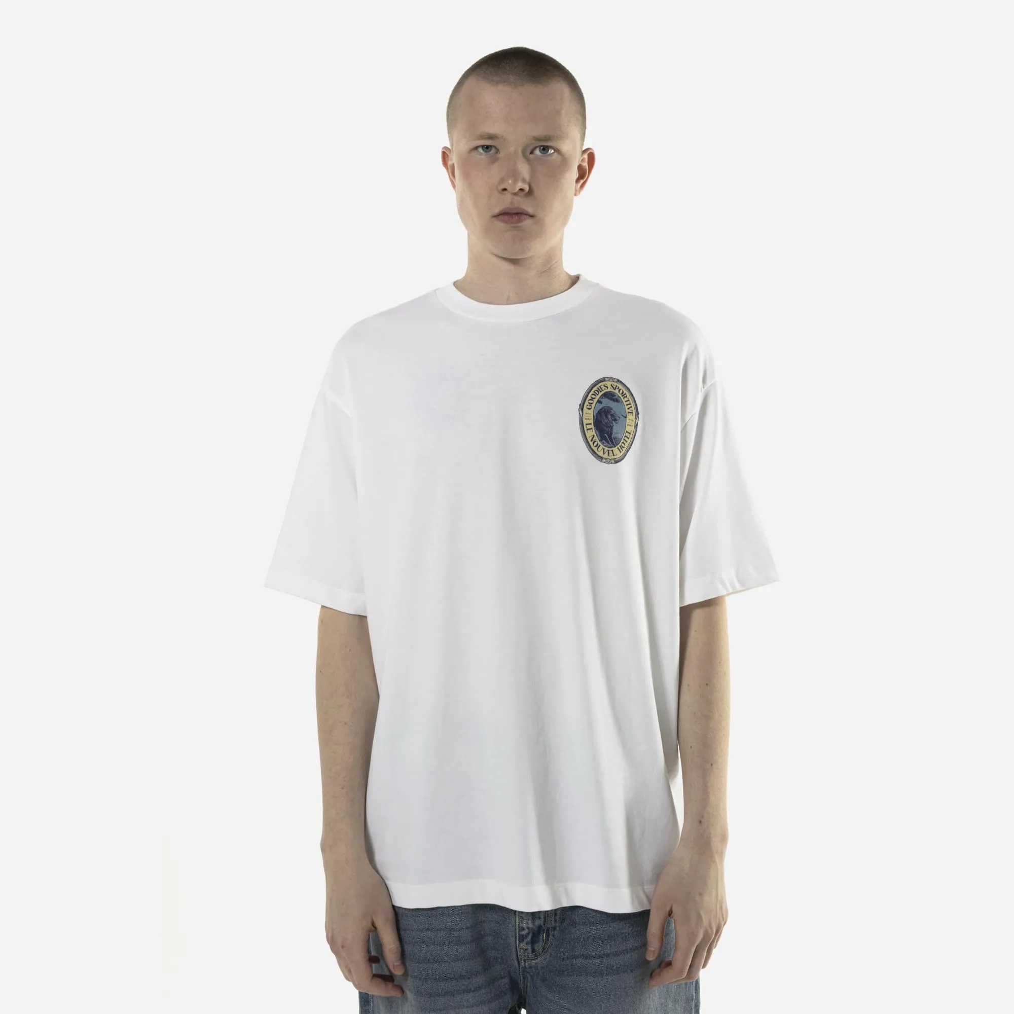 Goodies Sportive - Le Nouvel Hotel Tee - White