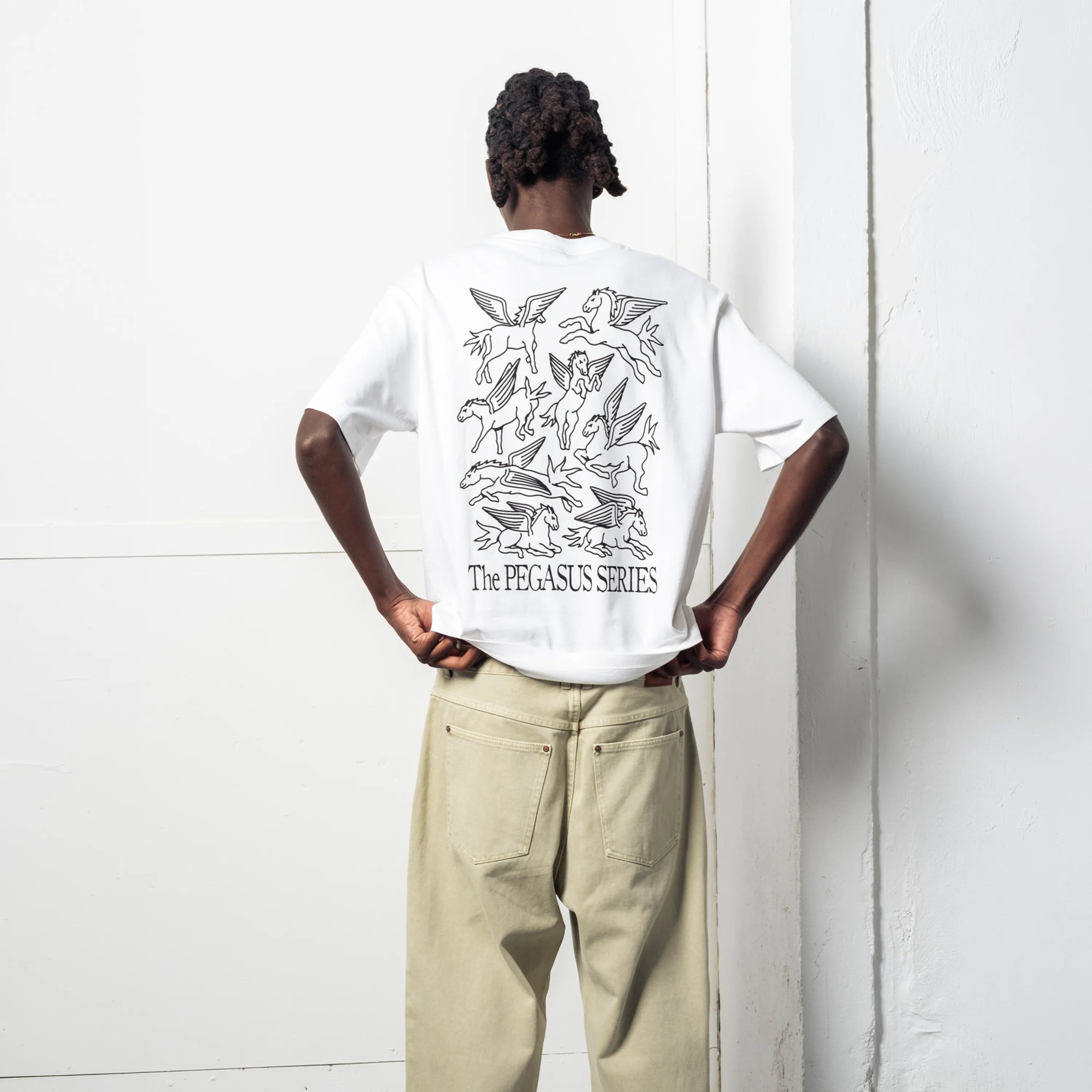 Goodies Sportive - Multi Pegasus Tee White