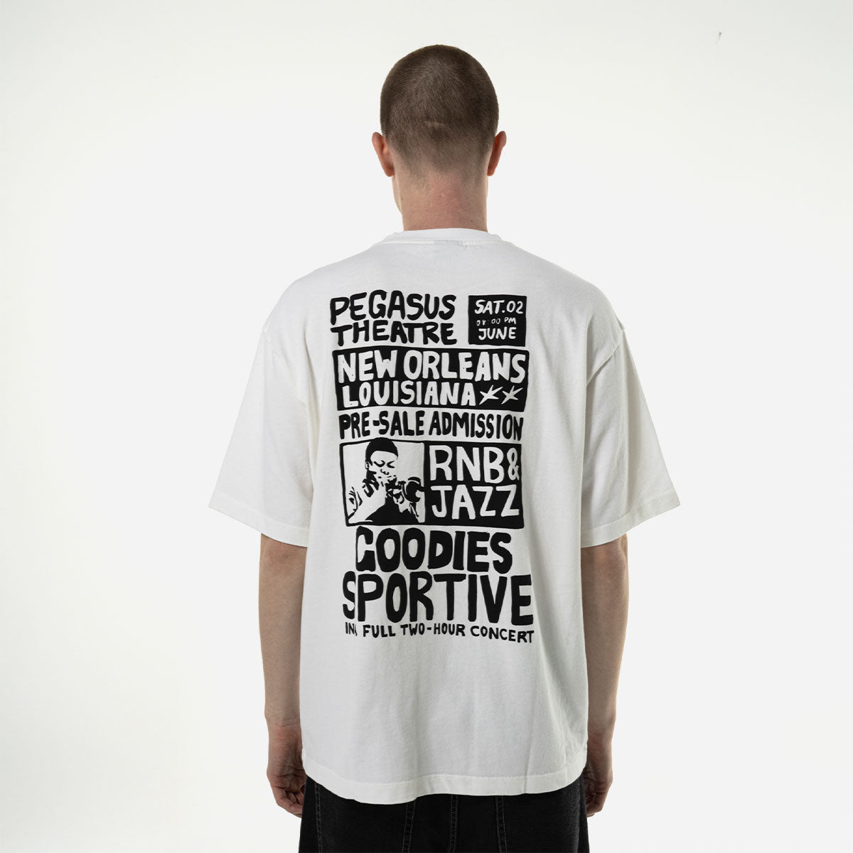Goodies Sportive - New Orleans Tee - White