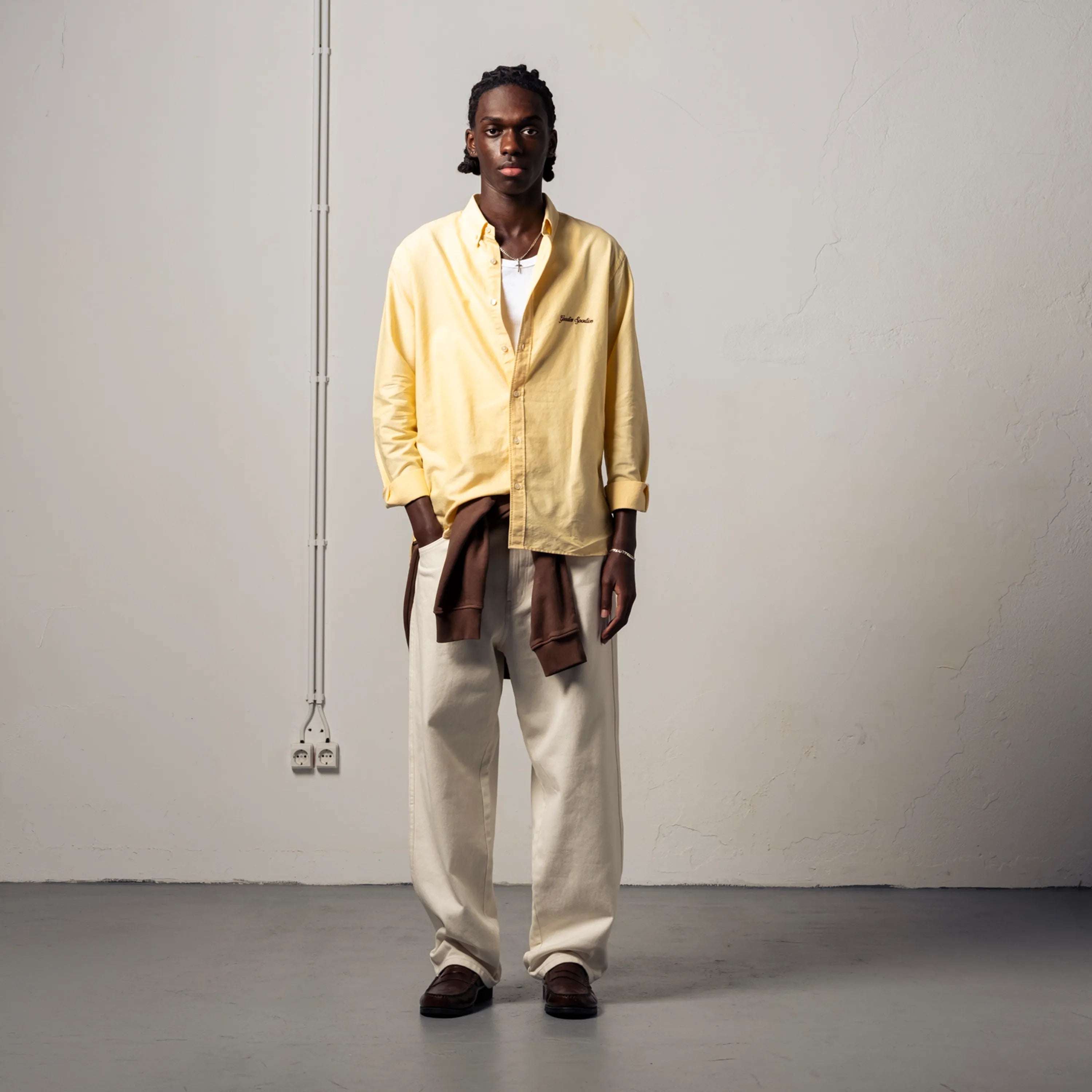 Chemise Goodies Sportive - Pale Oxford Yellow