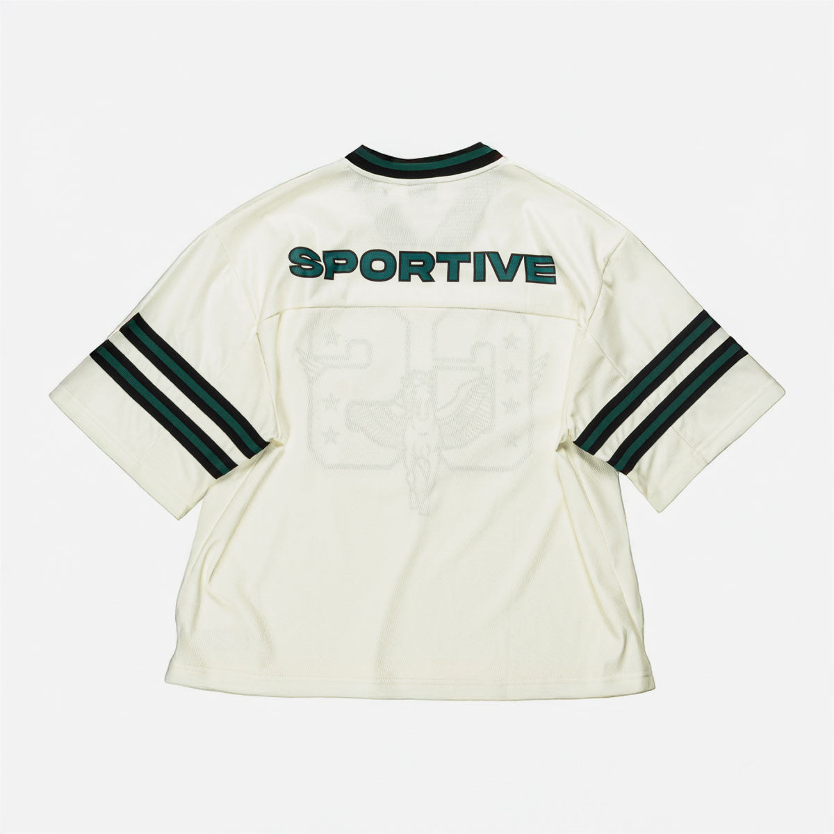 Goodies Sportive - Pegasus Boxy Sportswear - Ecru / Green