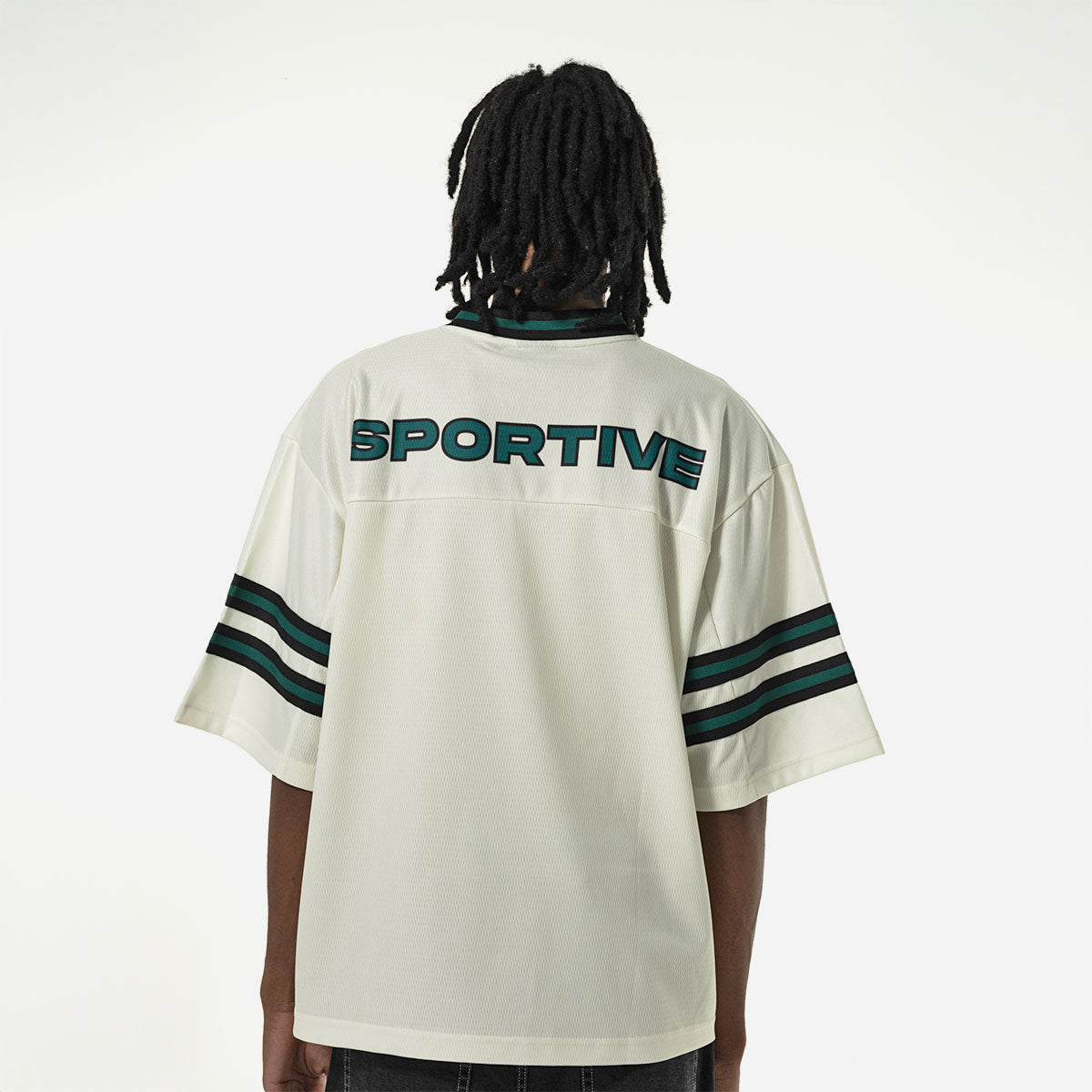 Goodies Sportive - Pegasus Boxy Sportswear - Ecru / Green