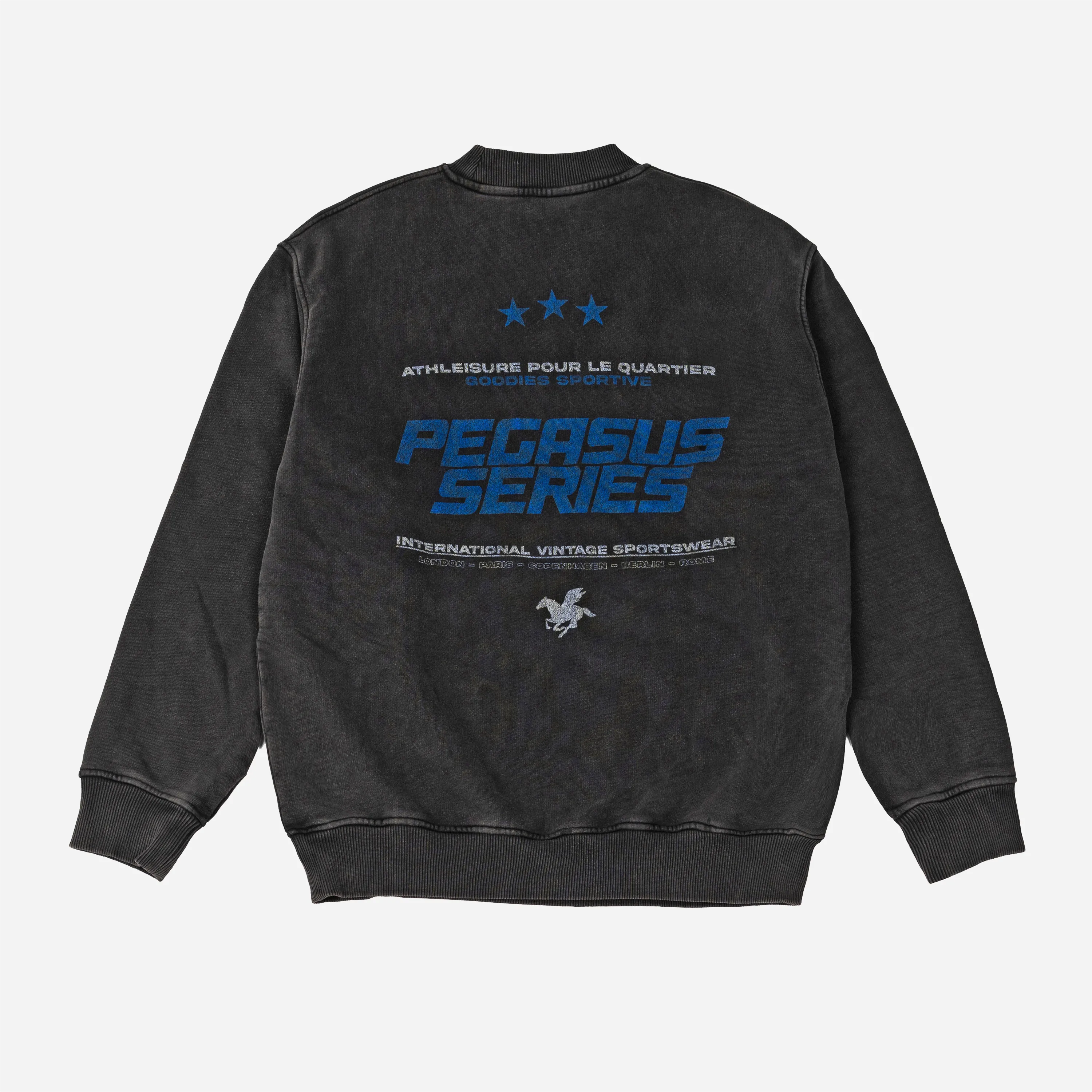 Goodies Sportive Pegasus Series Sweatshirt - Black Fadeout