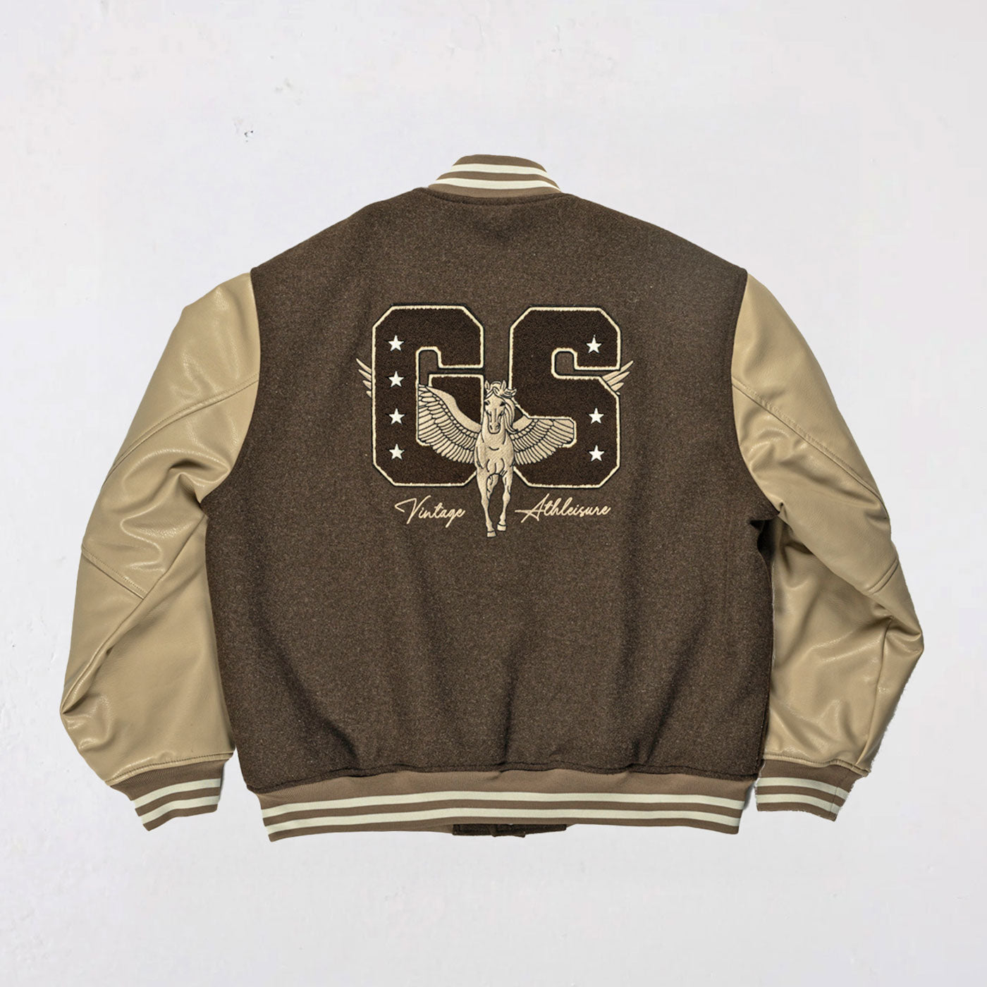 Goodies Sportive - Praliné Pegasus Varsity - Brown / Butter