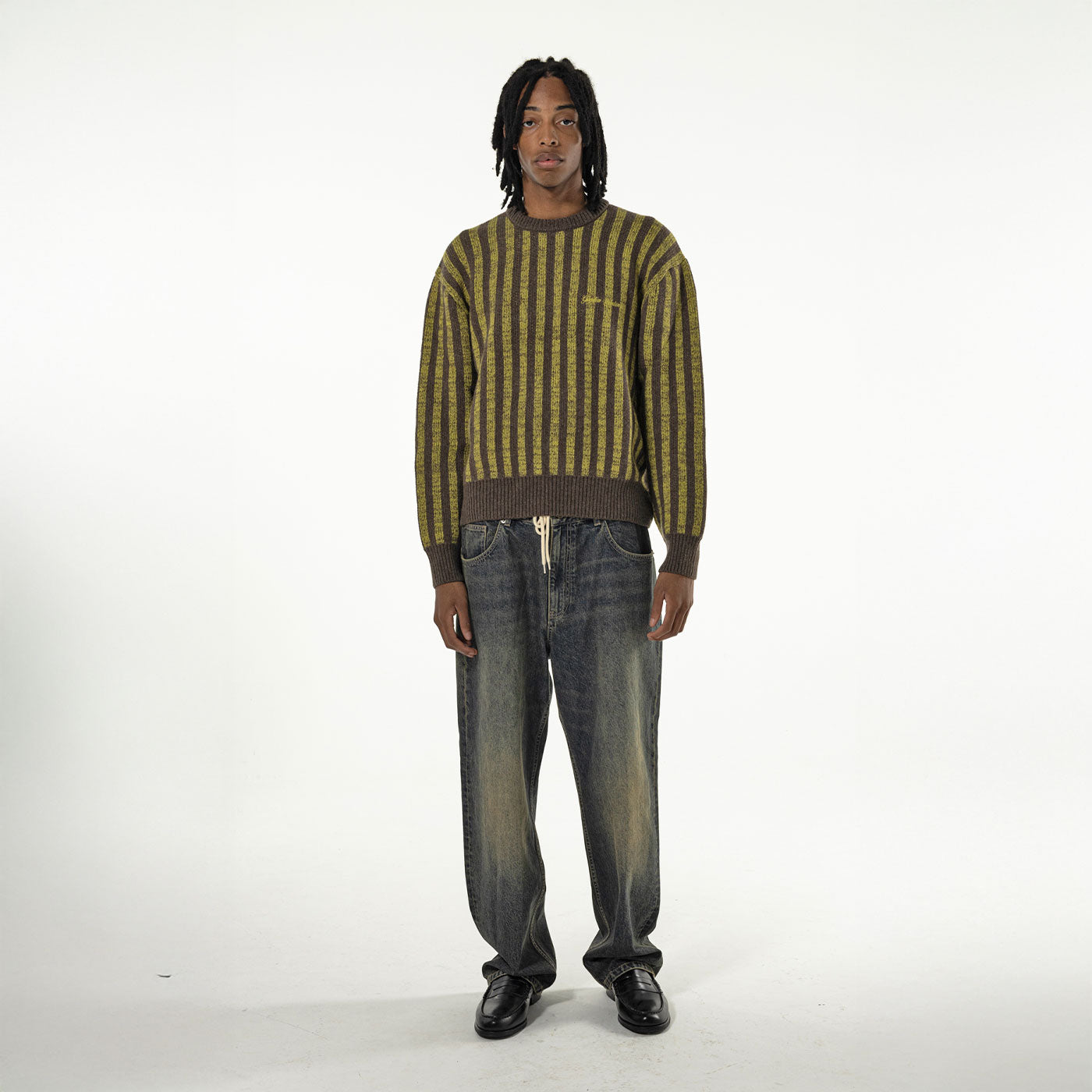 Goodies Sportive - Pre-Internet Knit Cashmere - Brown / Mustard