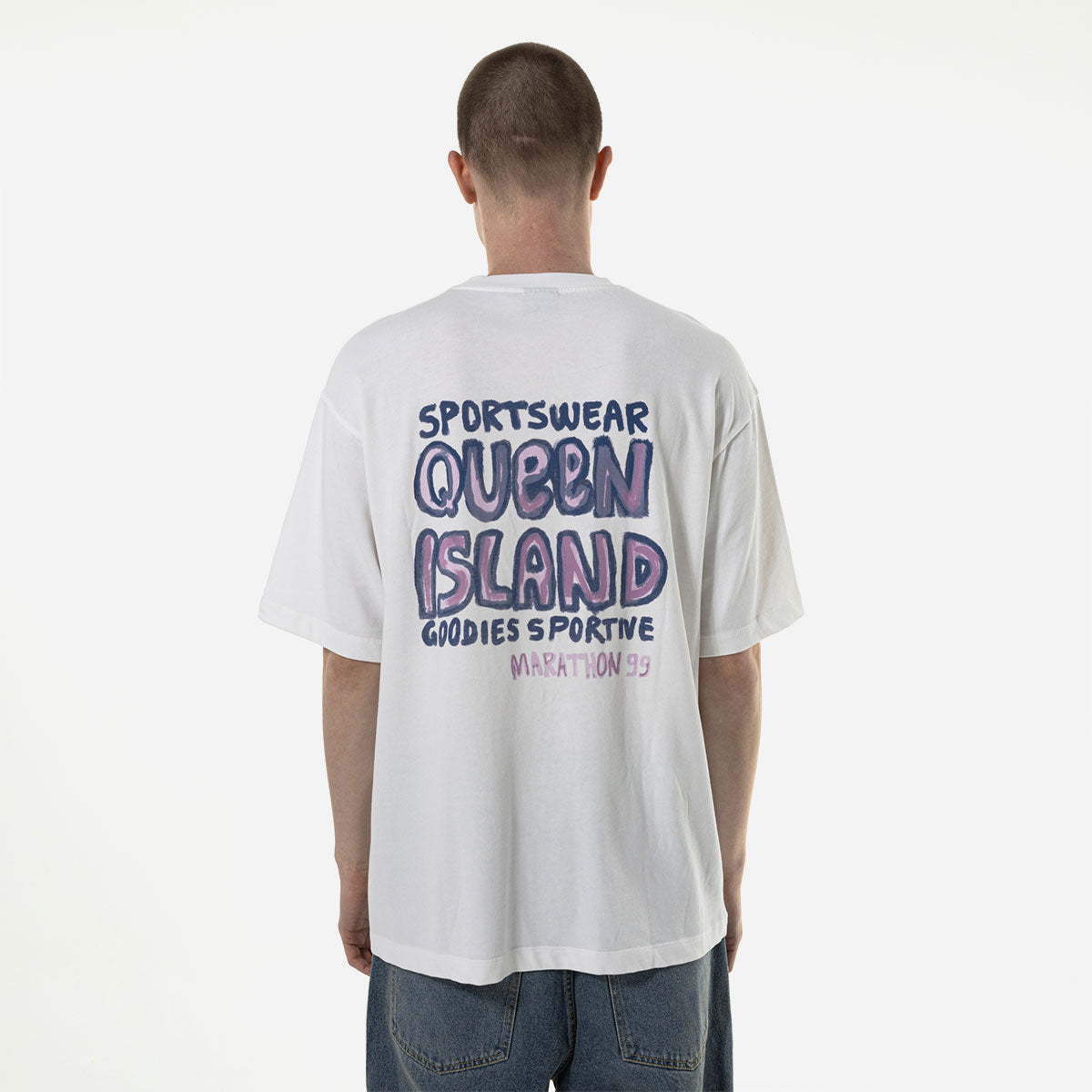 Goodies Sportive - Queen Island Tee - White
