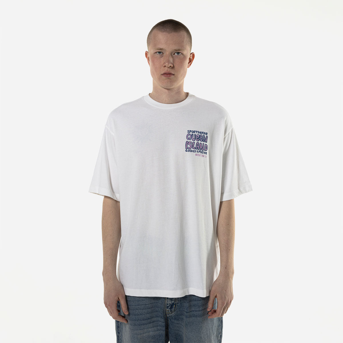 Goodies Sportive - Queen Island Tee - White