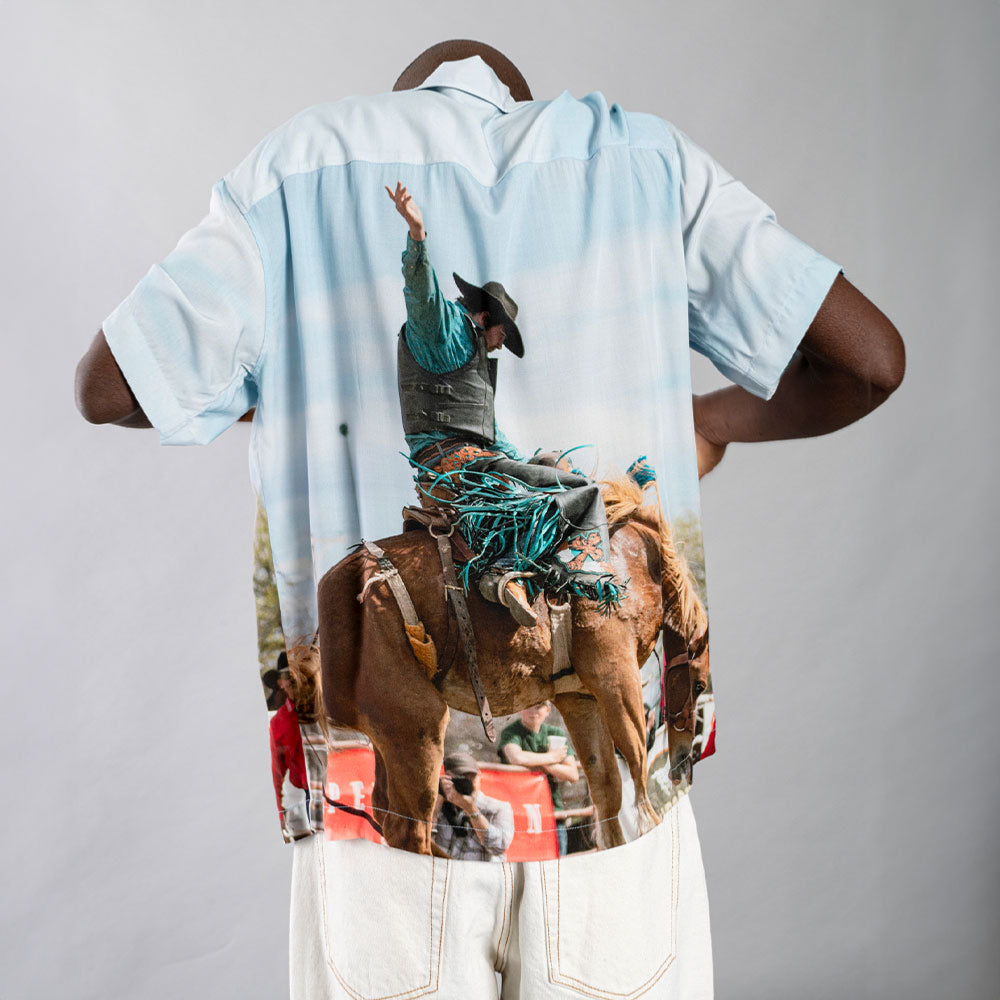 GOODIES SPORTIVE - COWBOY VISCOSE SHIRT - Multicolor