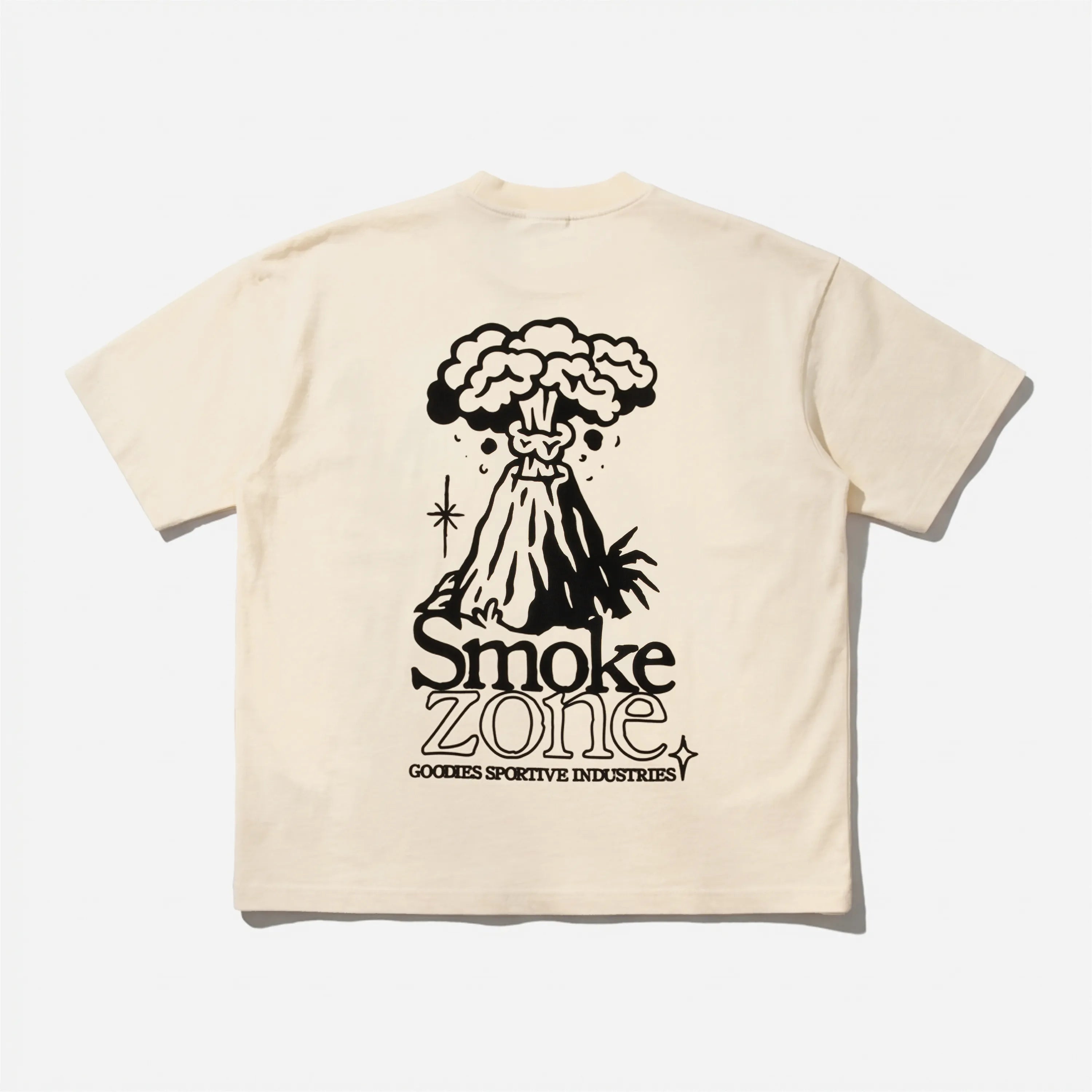 T-shirt Goodies Sportive Smoke Zone - Butter
