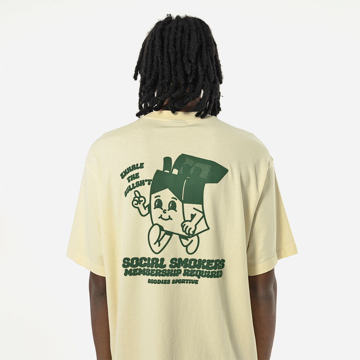 Goodies Sportive - Social Smokers Tee - Butter
