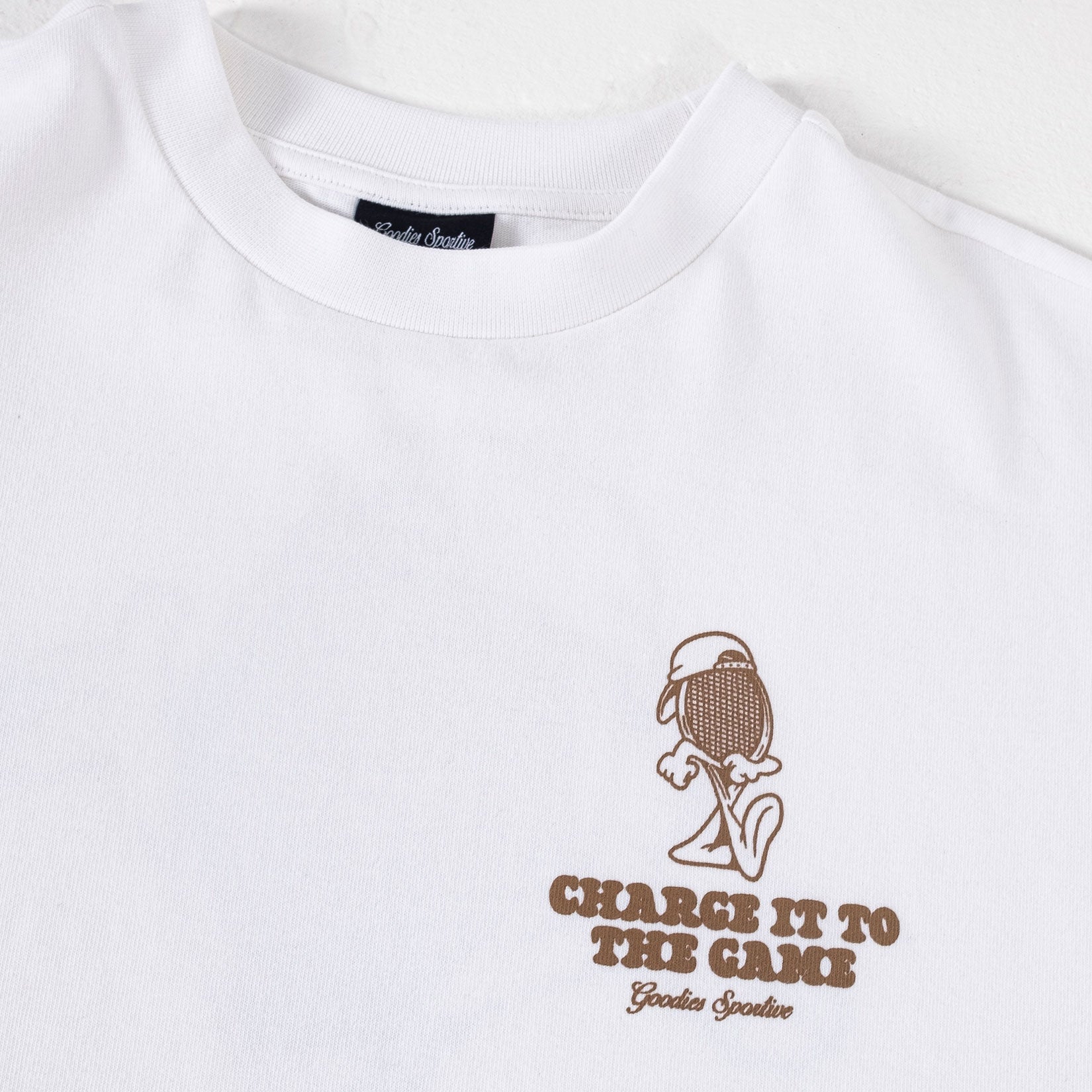 Goodies Sportive - Tennis Chocolate Tee 290gms - white