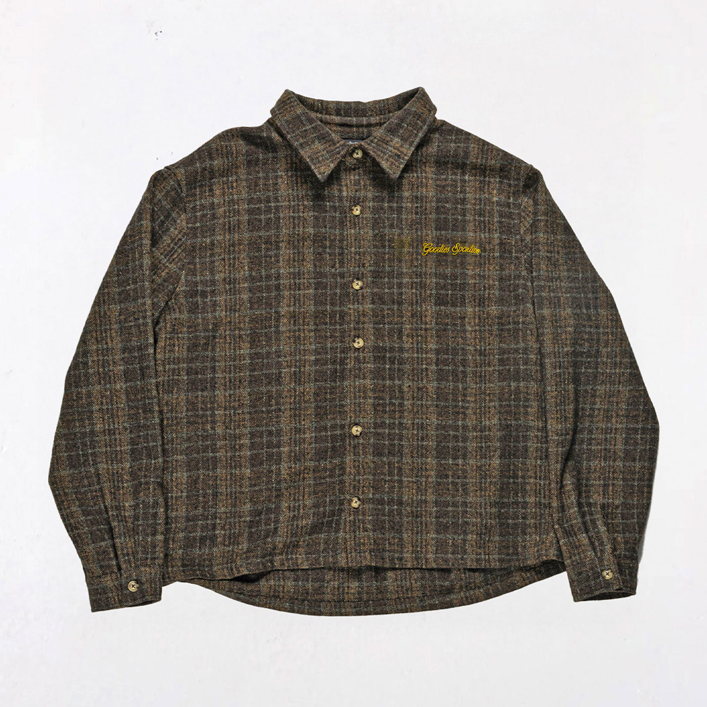 Goodies Sportive - Toffee Washed Shirt - Brown