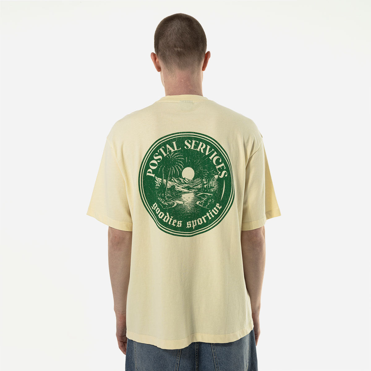 Goodies Sportive - Vintage Postal Service Tee - Butter