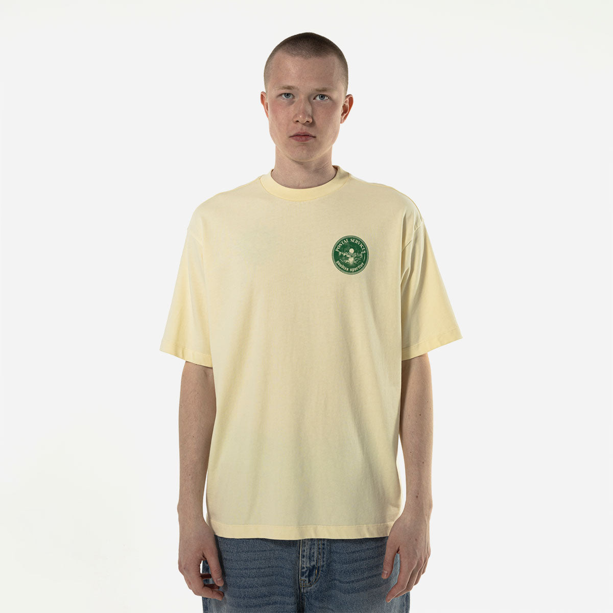 Goodies Sportive - Vintage Postal Service Tee - Butter