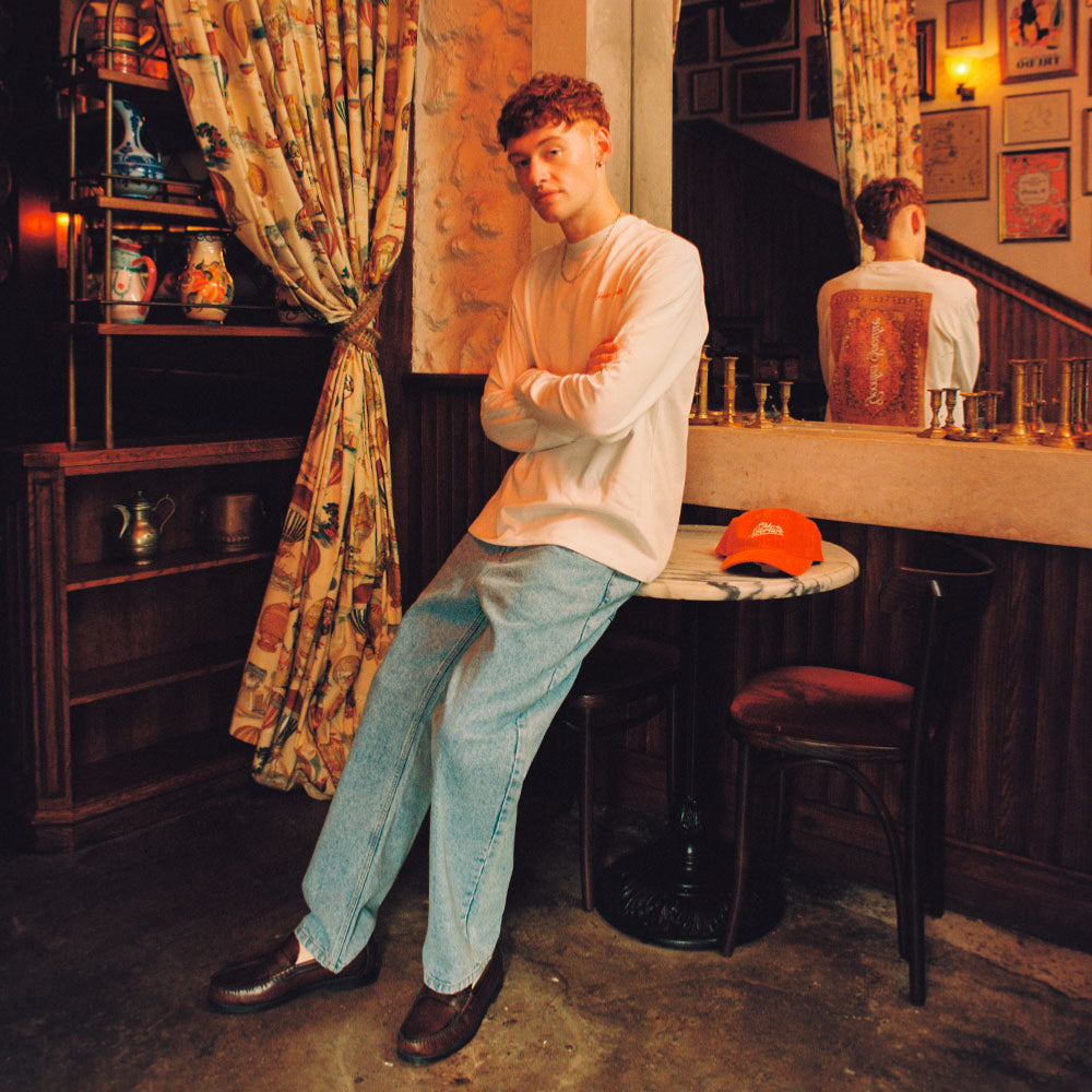 GOODIES SPORTIVE - WIDE LEG JEANS - Blue