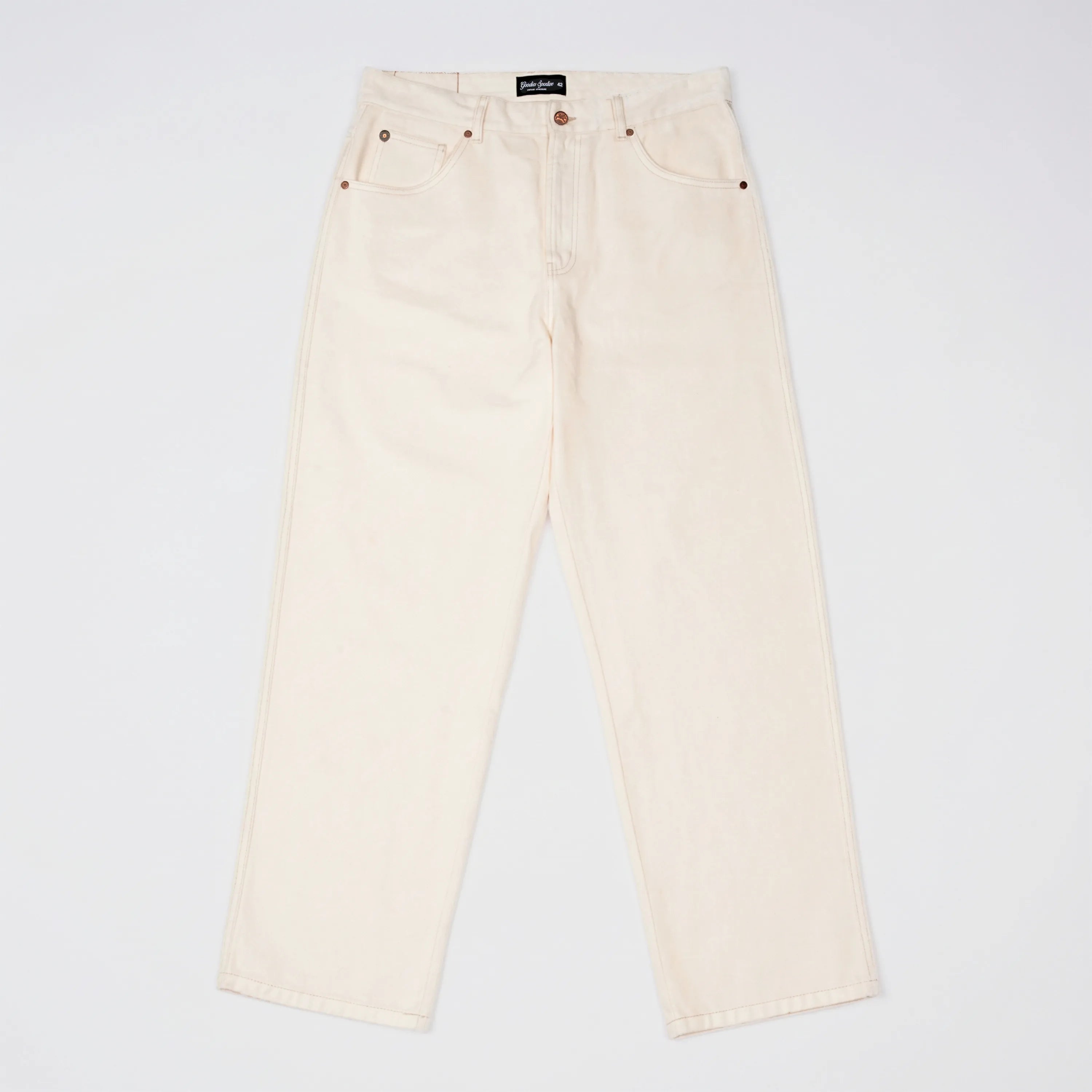 Goodies Sportive Wide Leg Angora Pants White