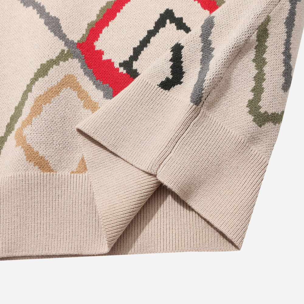 HELAS - POLO CLUB LS POLO KNIT - Off White