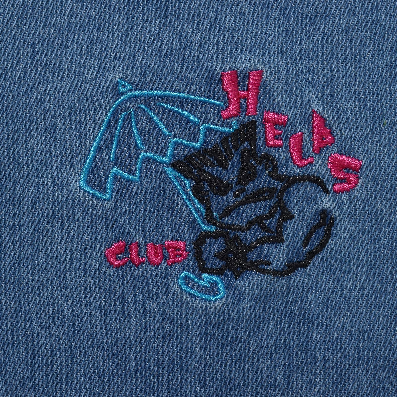 Hélas- Bad Washed Denim Shirt - Light Blue