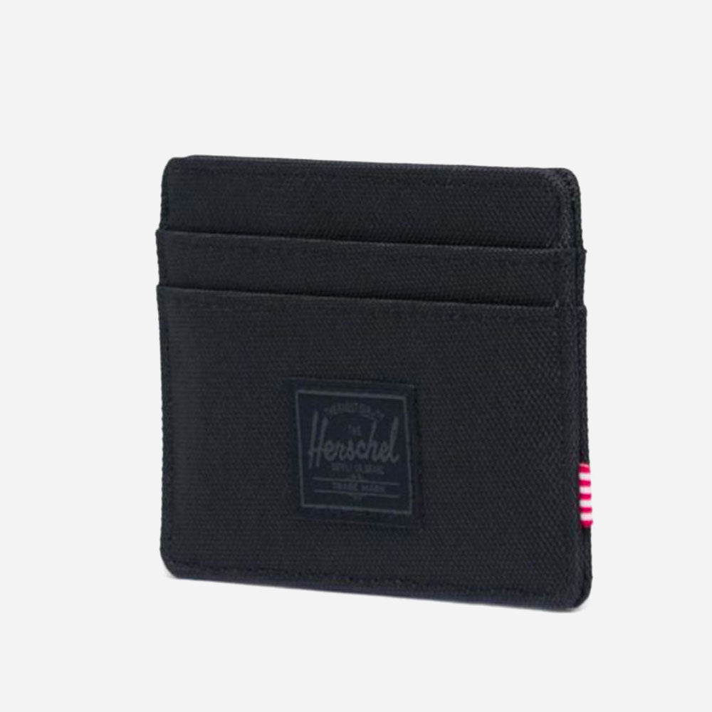 Herschel - Charlie + RFID - Black/Black