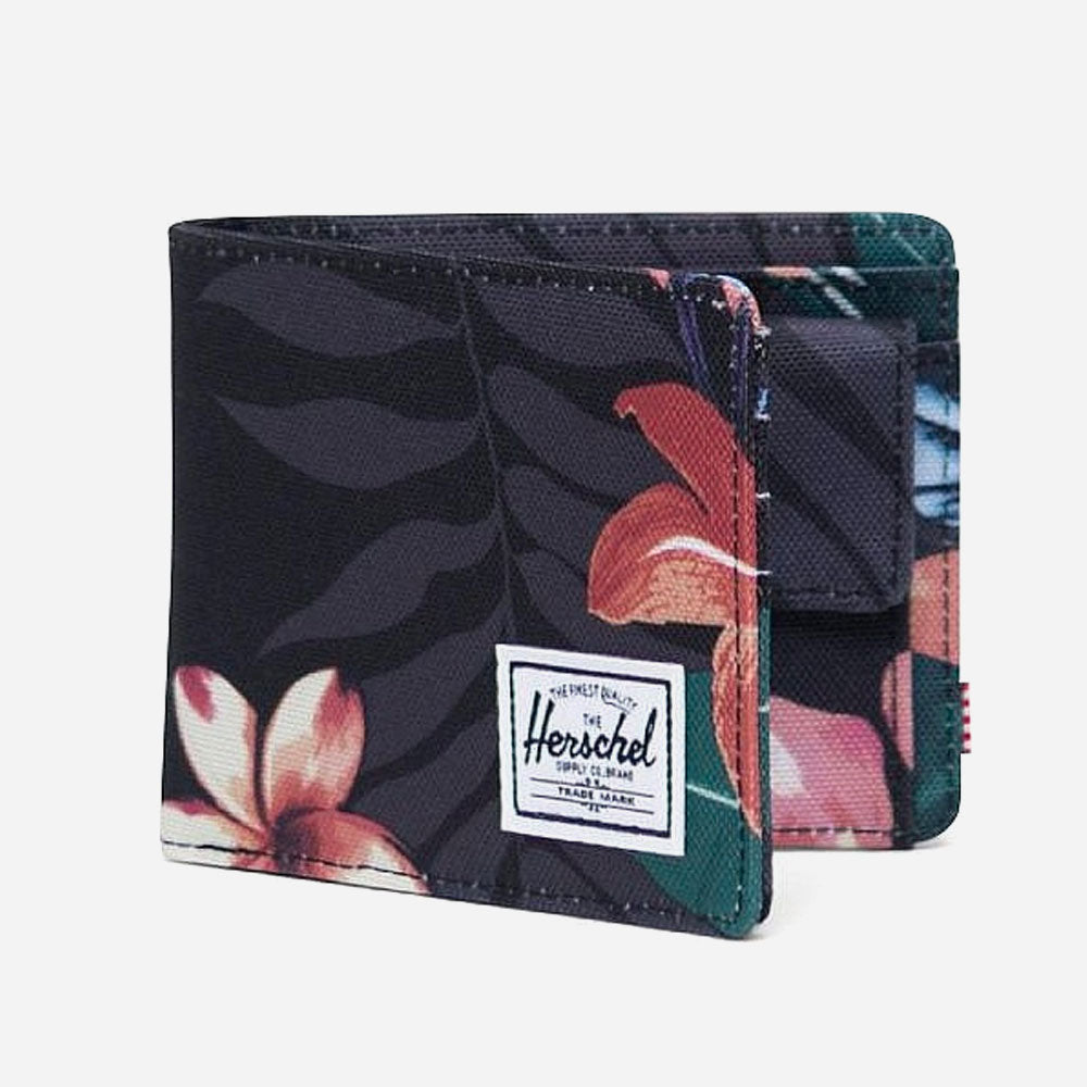 HERSCHEL - ROY COIN WALLET - Summer Floral Black