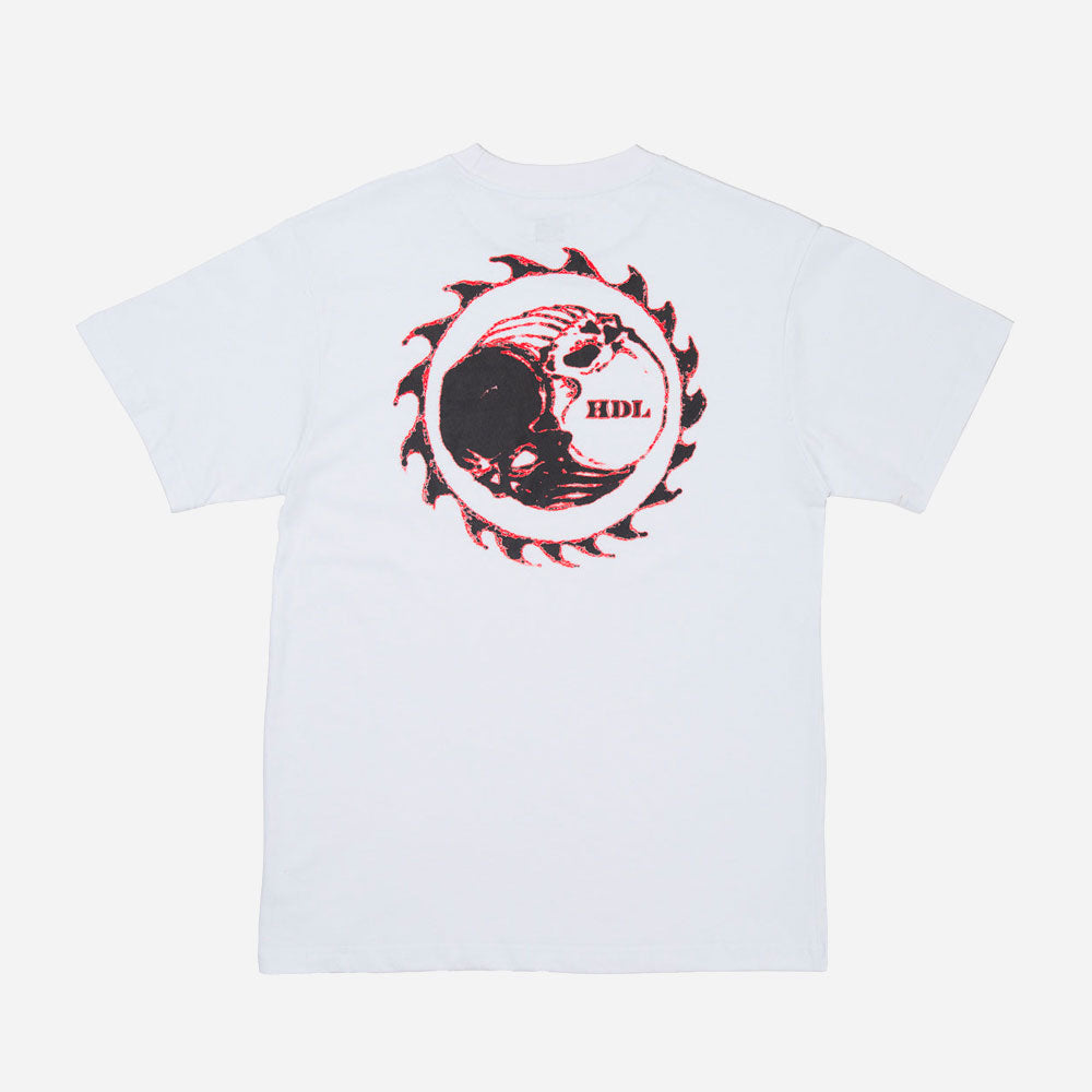 HODDLE - THUNDERDOME POCKET TEE - White