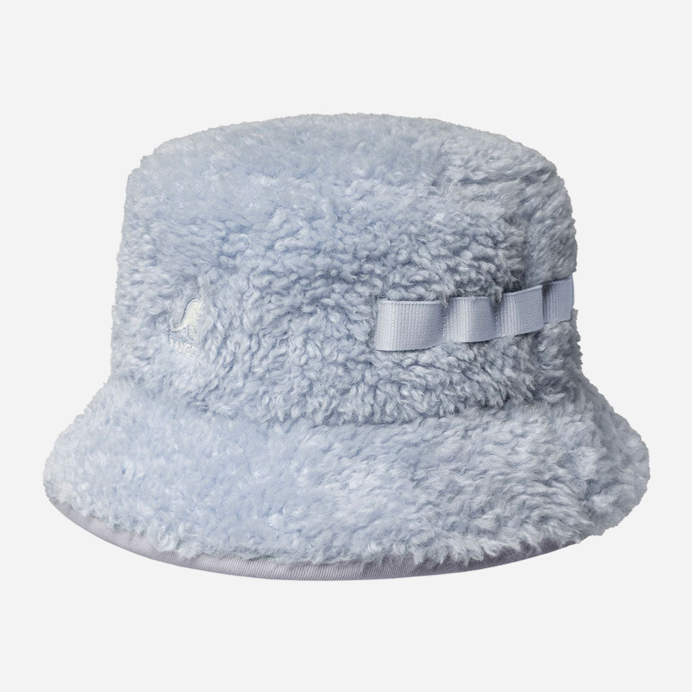 KANGOL - FAUX SHEARLING UTILITY BUCKET - GLACIER