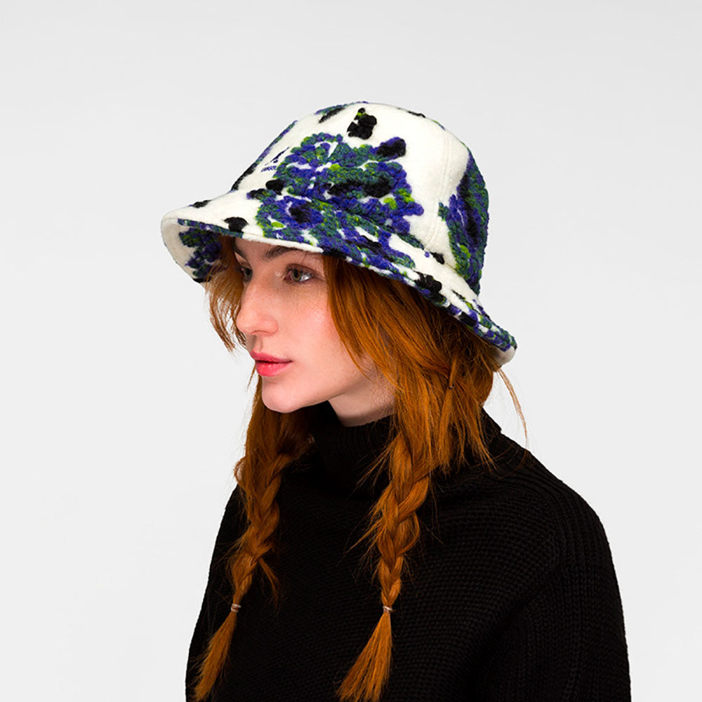 KANGOL - WOOLY FLORAL CASUAL - CREAM