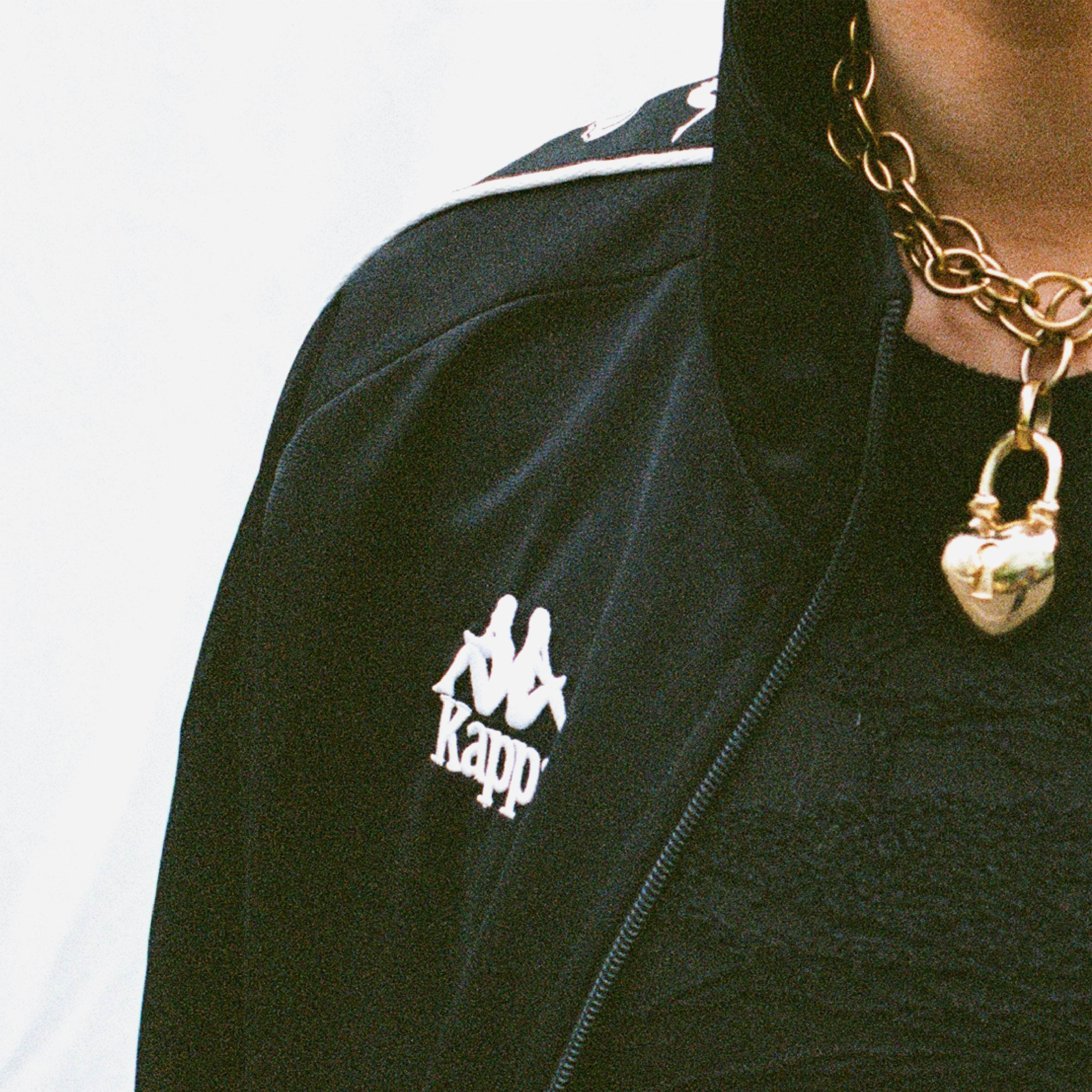 Kappa x Hélas - Authentic Garand Tracksuit Jacket - Black