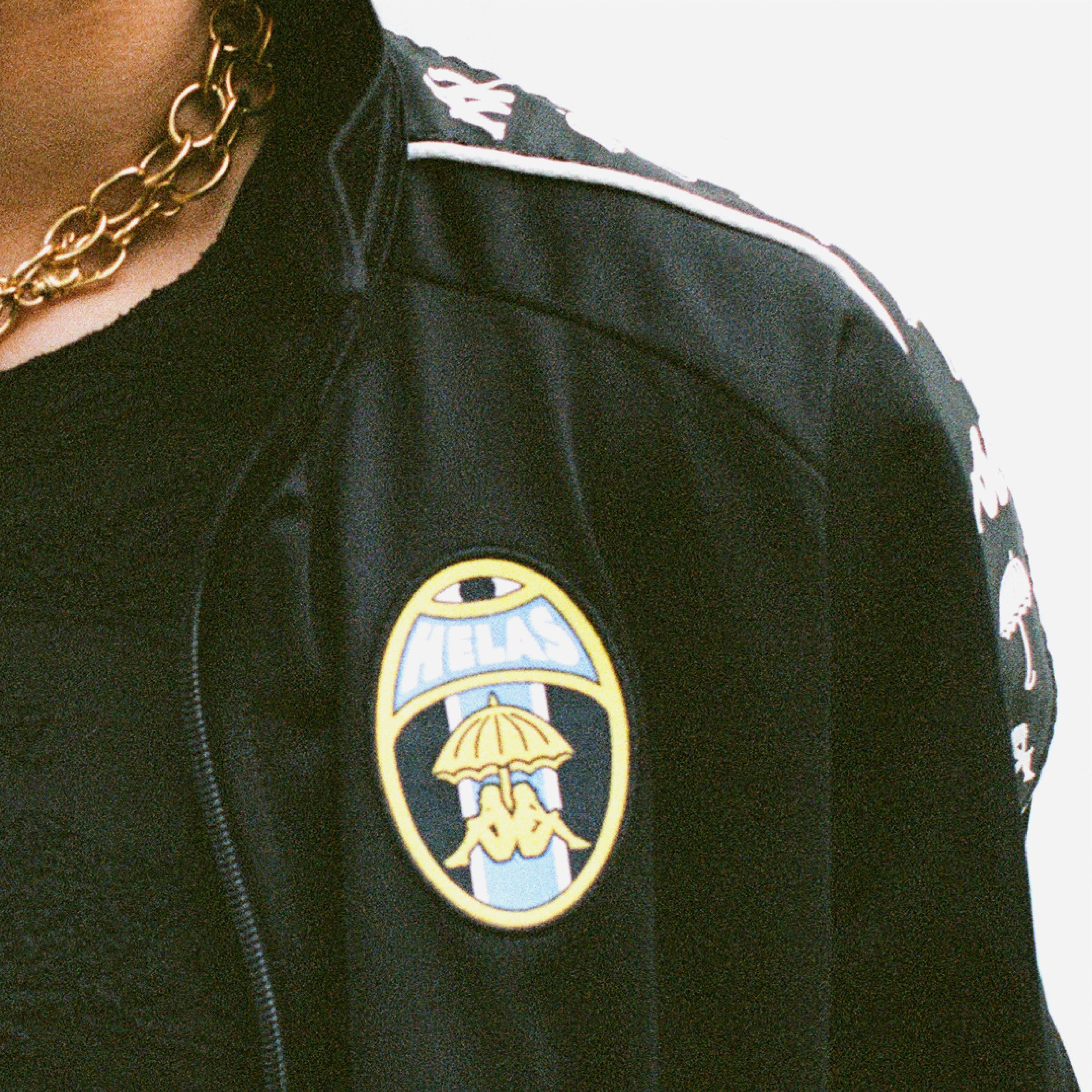 Kappa x Hélas - Authentic Garand Tracksuit Jacket - Black