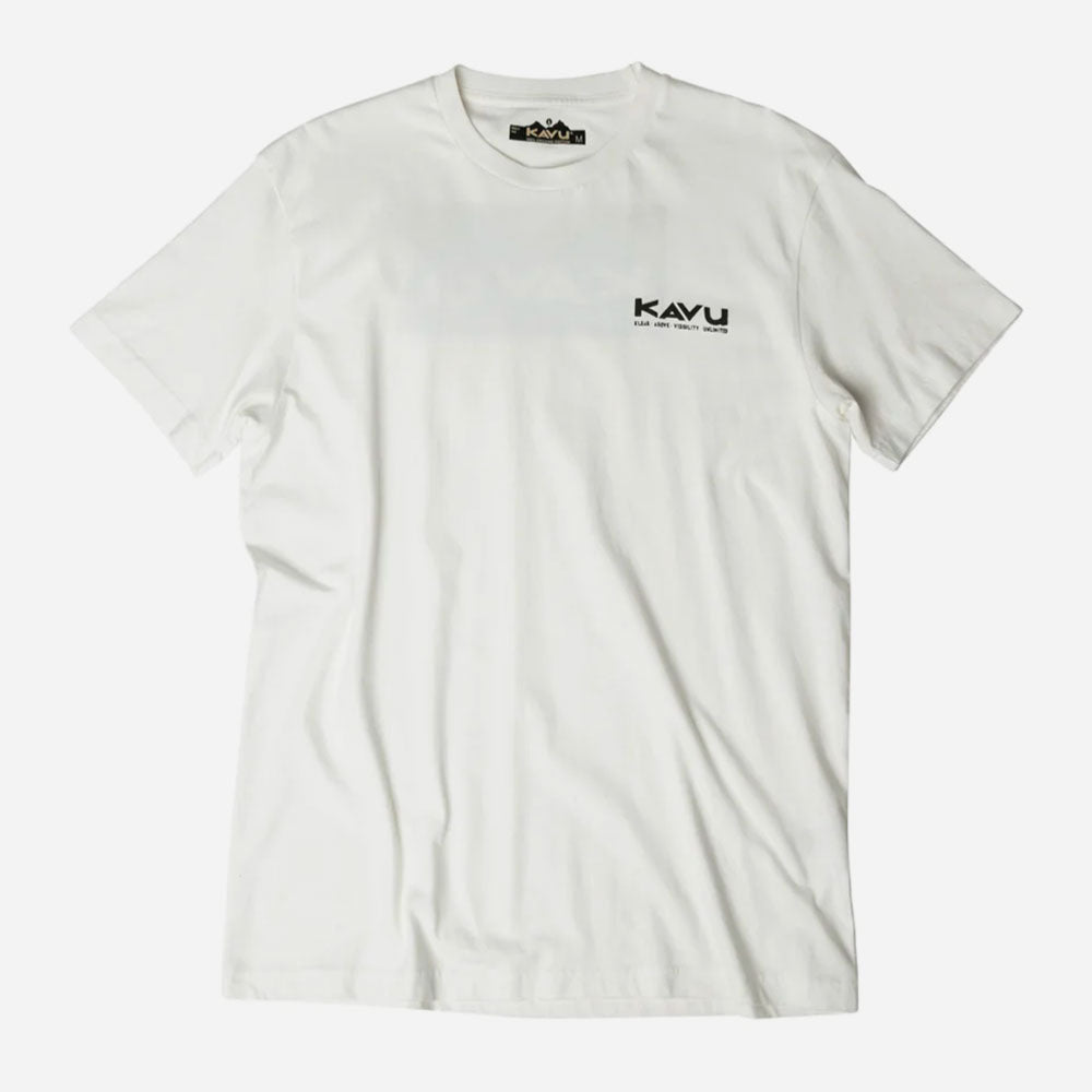 KAVU - KLEAR ABOVE ETCH ART TEE - Off White