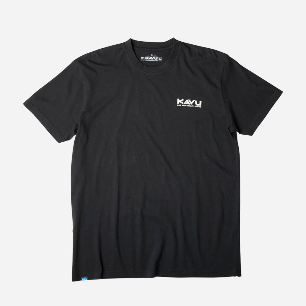 KAVU - KLEAR ABOVE ETCH ART TEE - Black