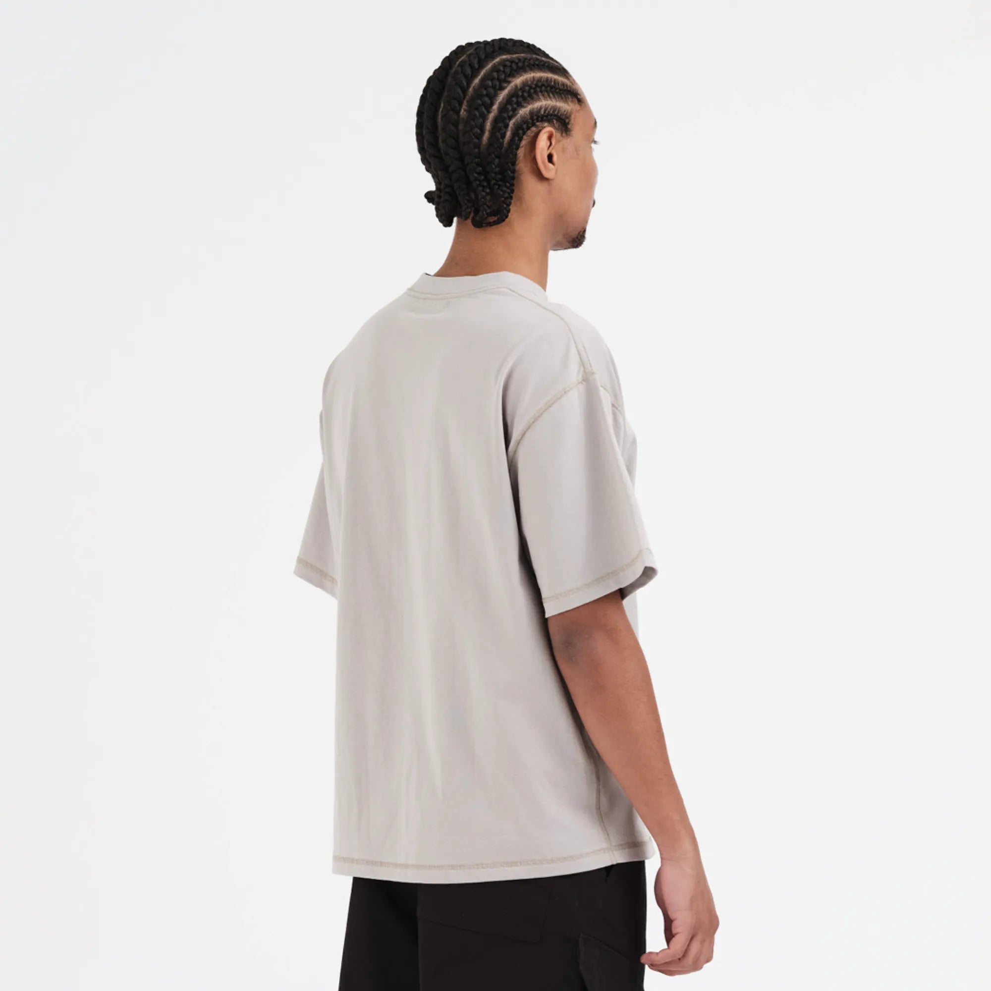 T-shirt Last Resort AB - Little AB Flatlock Warm Grey