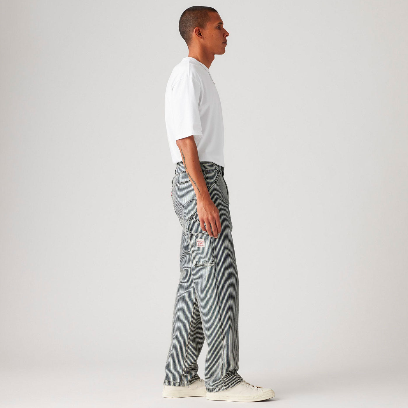 Levi's Workwear - 568™ Loose Straight Carpenter - Aged Rr Stripe Blue
