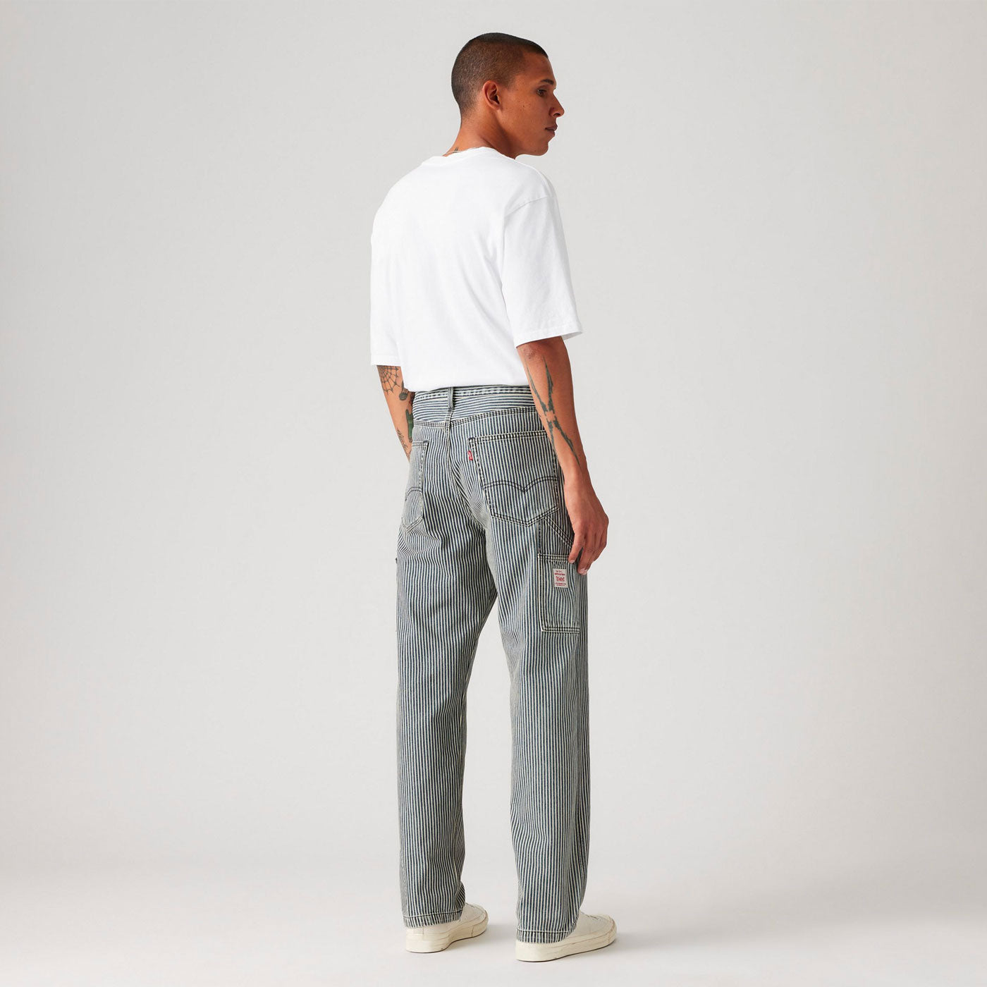 Levi's Workwear - 568™ Loose Straight Carpenter - Aged Rr Stripe Blue