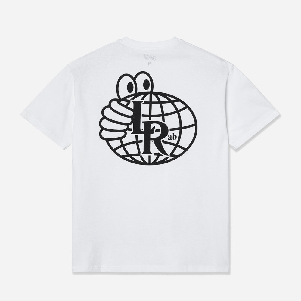 LAST RESORT AB - ATLAS MONOGRAM TEE - White - Black