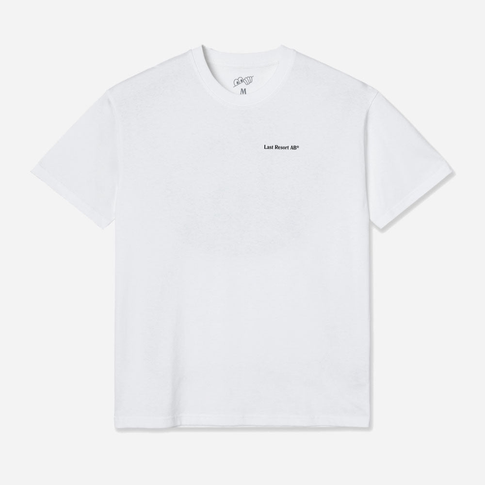 LAST RESORT AB - ATLAS MONOGRAM TEE - White - Black