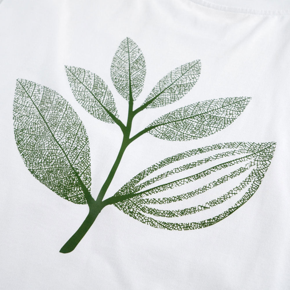 MAGENTA - BOTANIC TEE - White