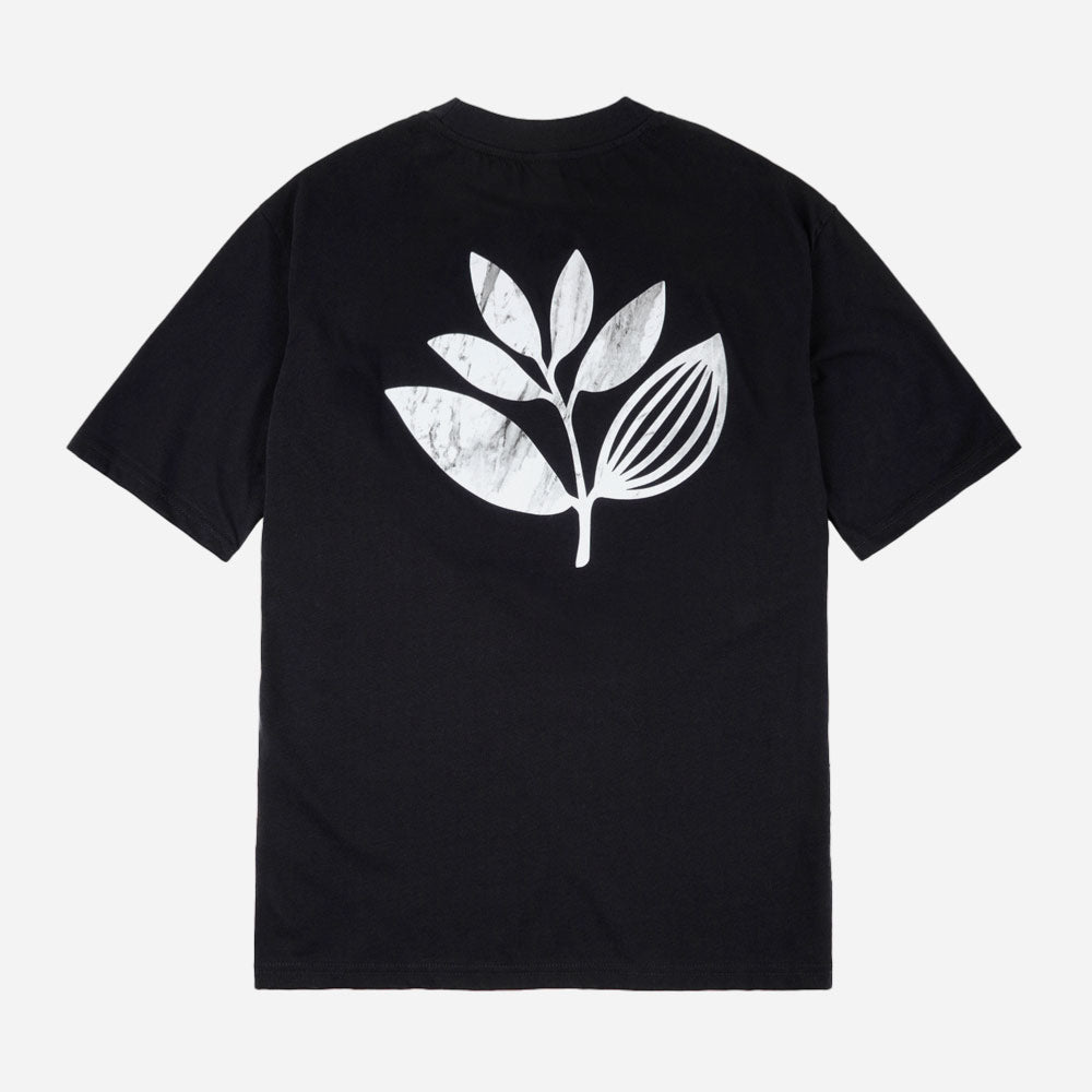 MAGENTA - MARBLE TEE - Black