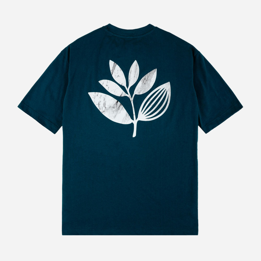 MAGENTA - MARBLE TEE - Petrol Blue