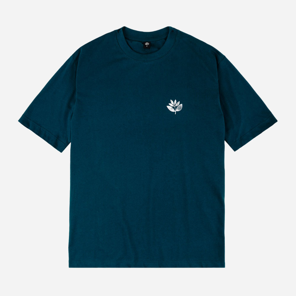 MAGENTA - MARBLE TEE - Petrol Blue