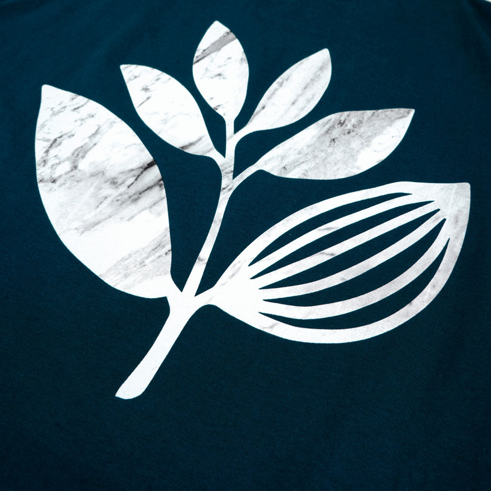 MAGENTA - MARBLE TEE - Petrol Blue