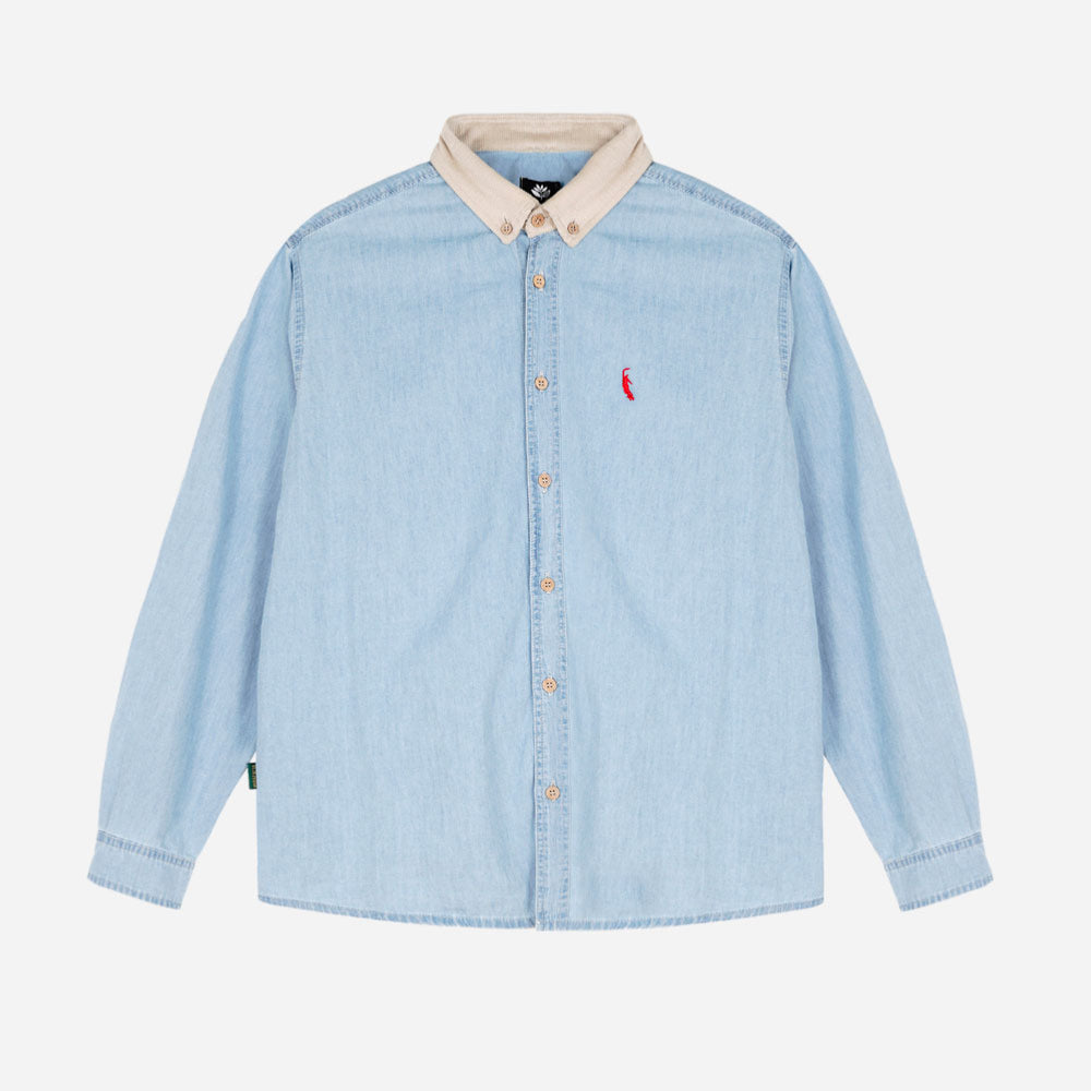 MAGENTA - PWS SHIRT - Washed Denim
