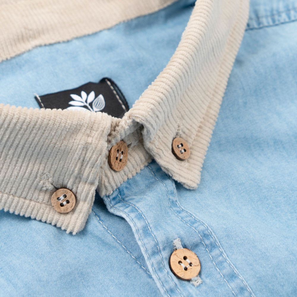 MAGENTA - PWS SHIRT - Washed Denim