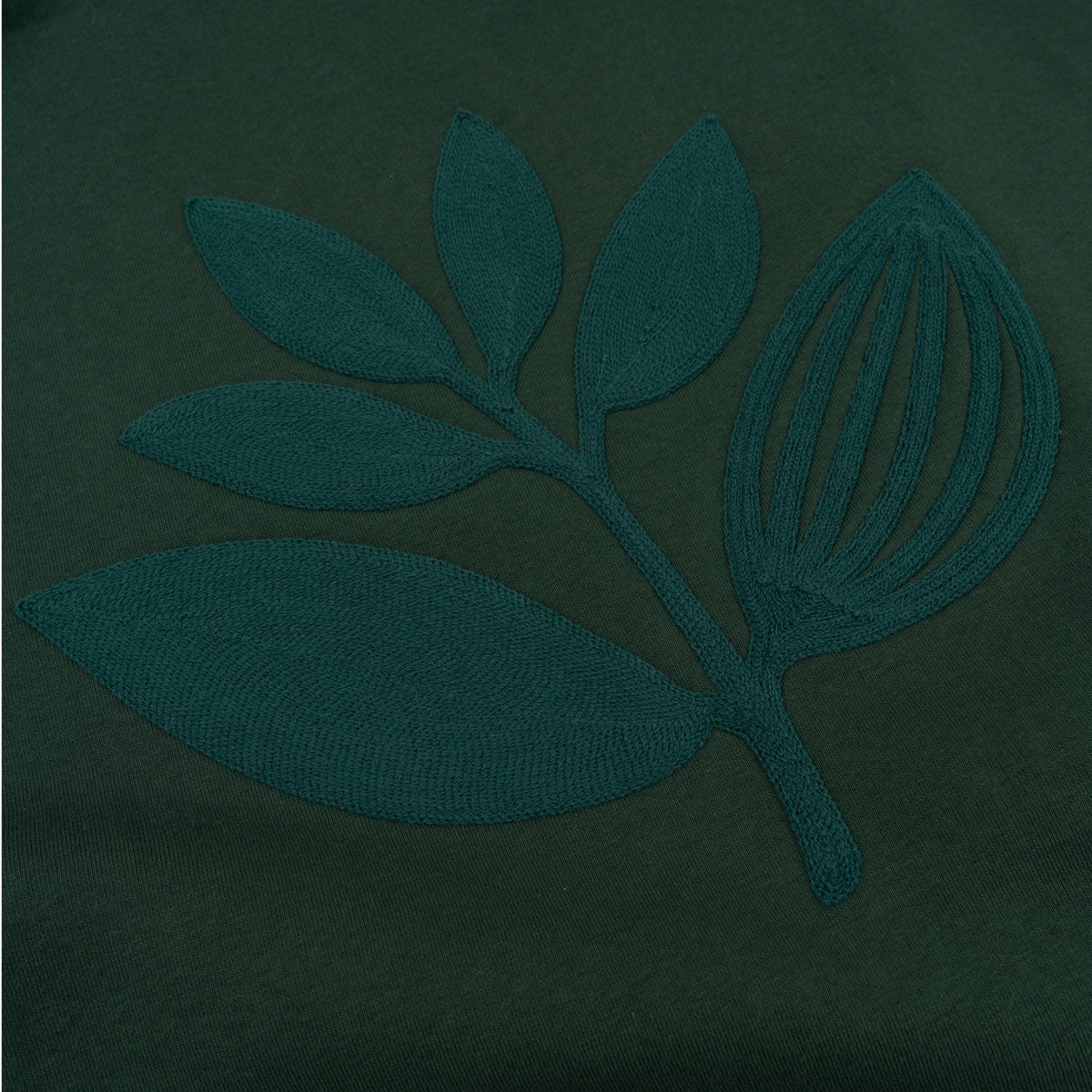 Magenta - Patch Zipped Hoodie - Green