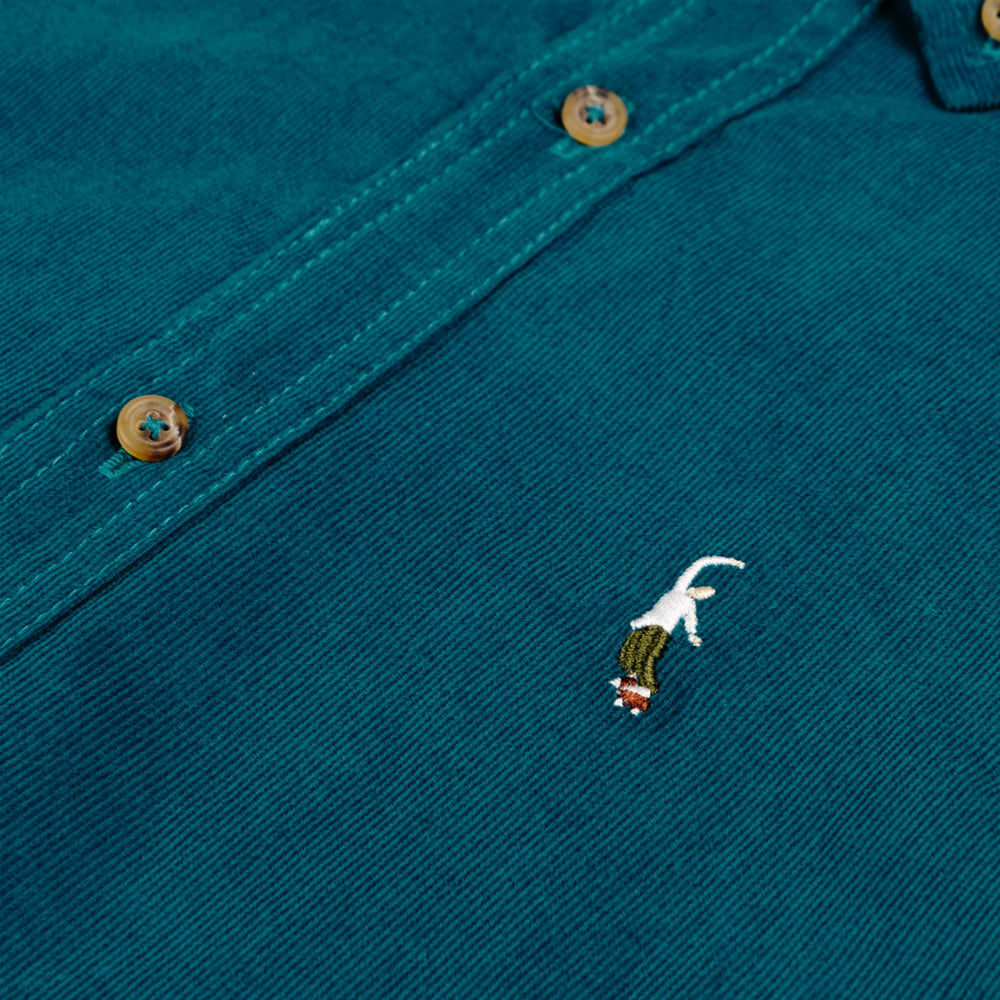 MAGENTA - PWS CORD SHIRT - Petrol Blue